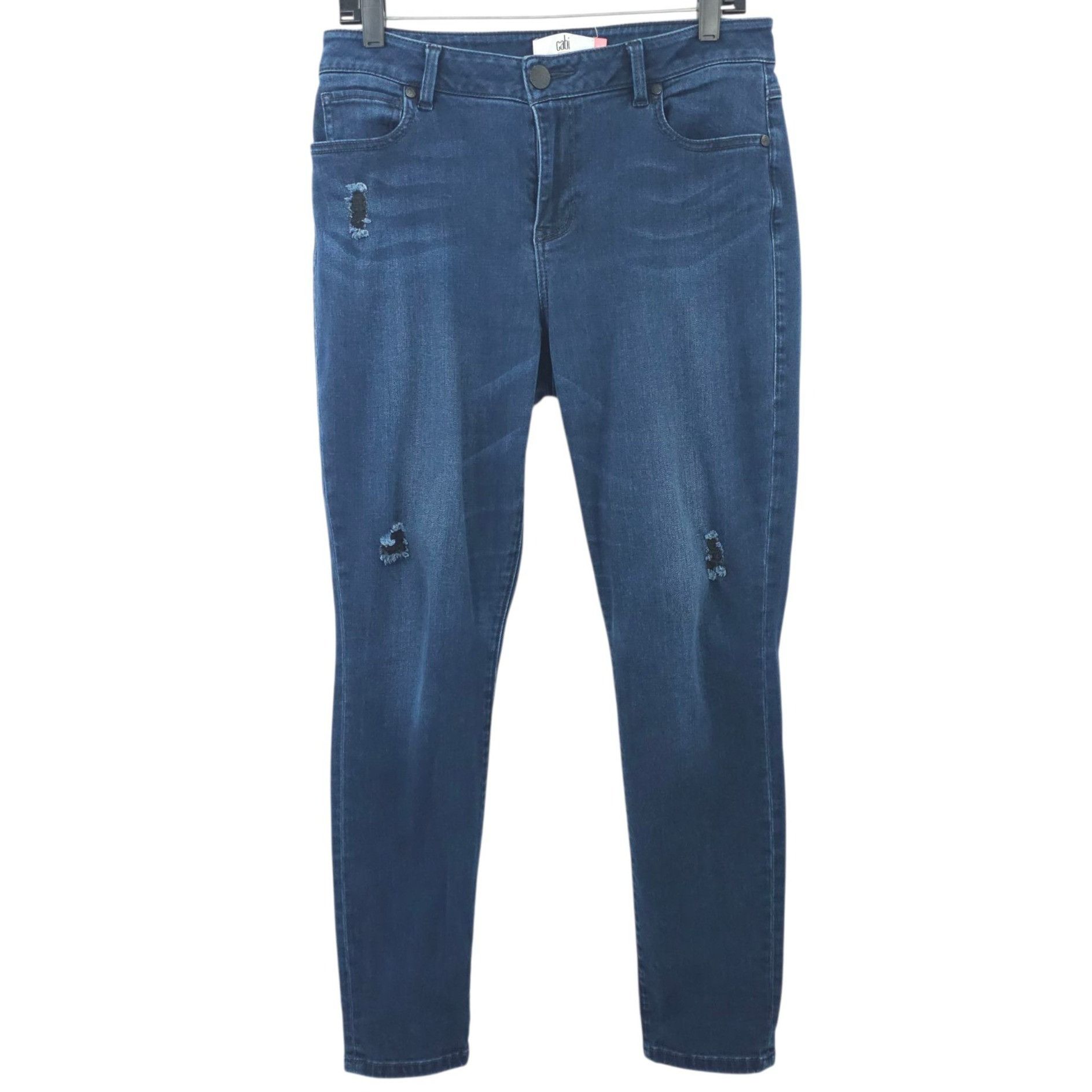 Other Cabi Curvy Skinny Jeans Womens Size 10 Stretch Distressed Size 32" / US 10 / IT 46 - 1 Thumbnail