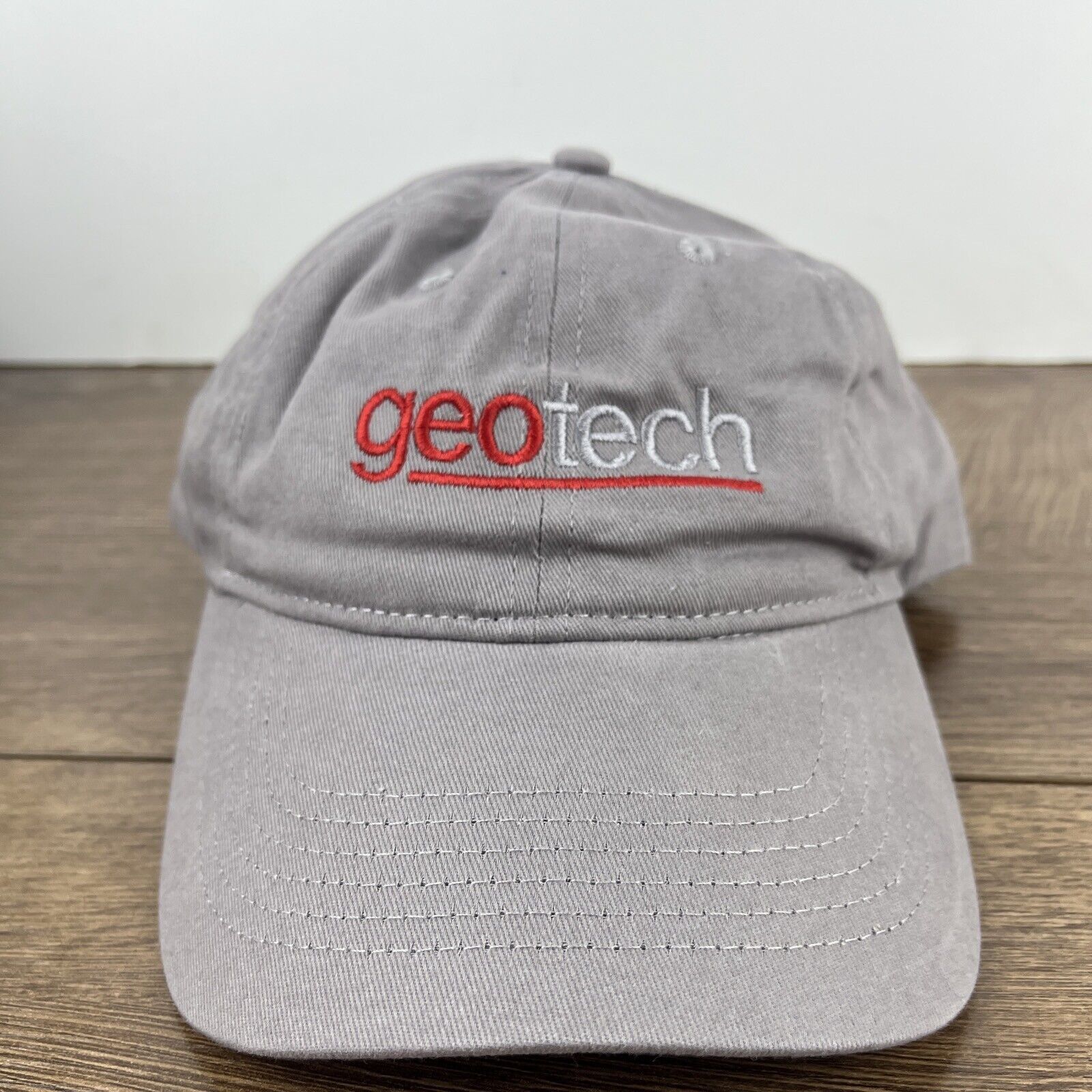 Other Geotech Hat Geo Tech Gray Hat Adjustable Adult Size Hat Cap Size ONE SIZE - 4 Thumbnail