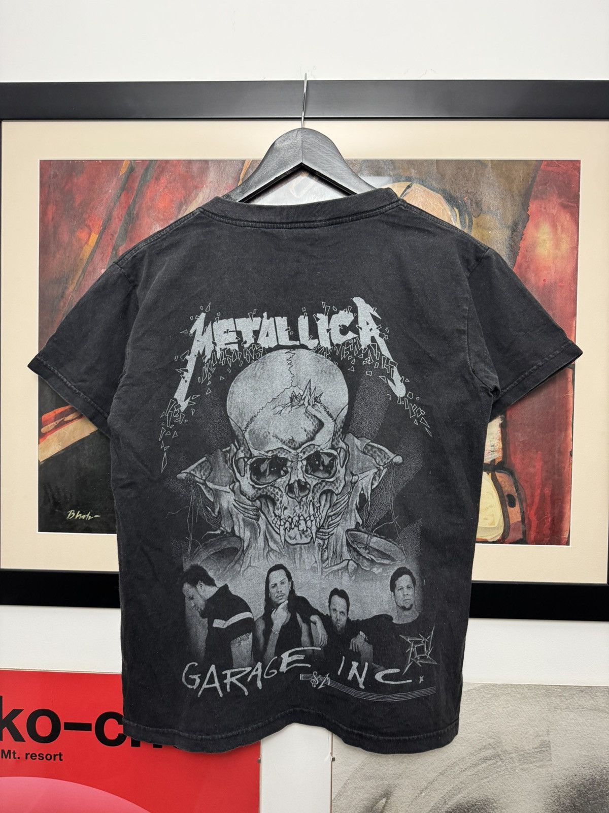 Vintage Metallica Garage Inc Band Tee Rare Washed Metal