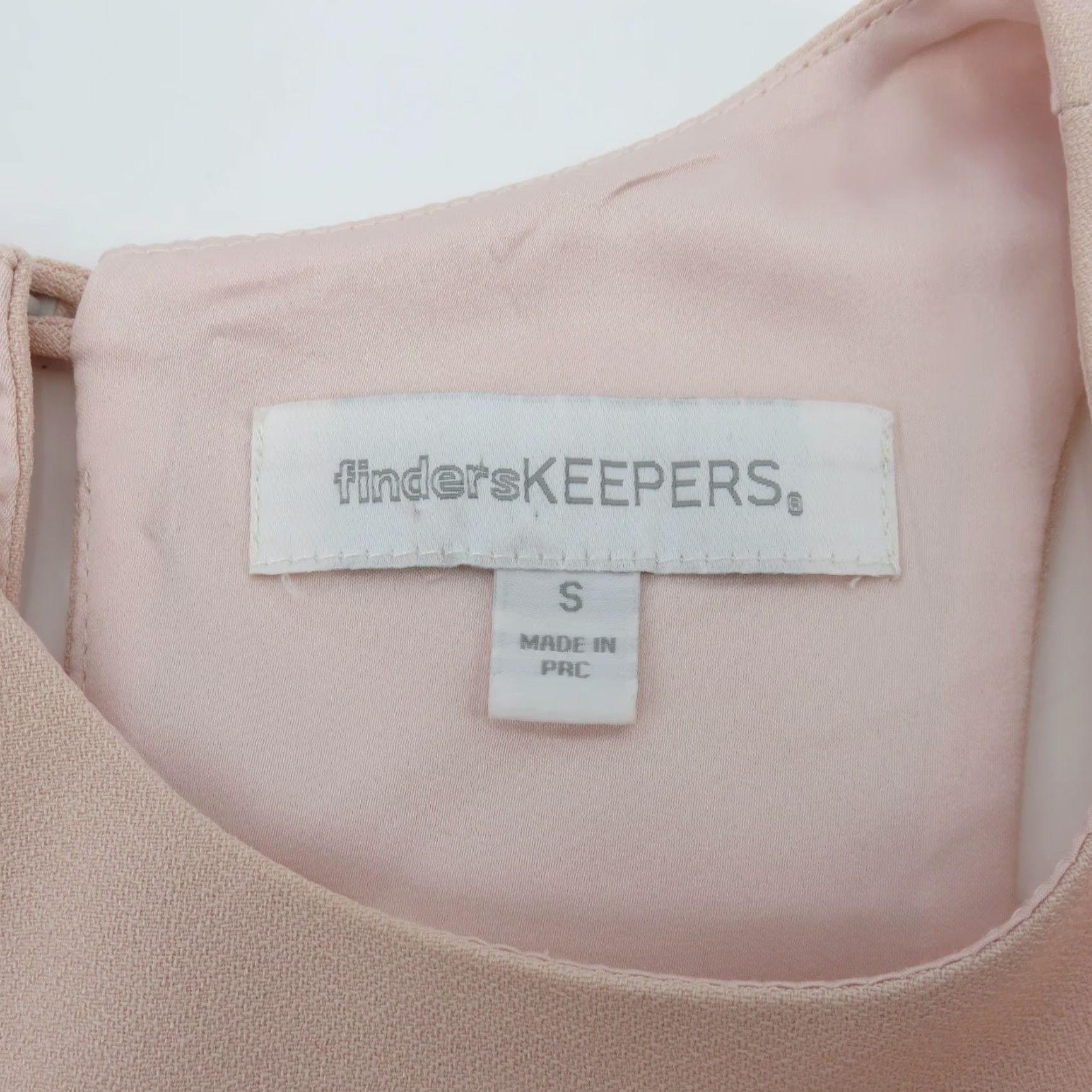 Vintage Finders Keepers Women Small Like Smoke Blush Pink Sleeveless Asymmetrical Dress Size S / US 4 / IT 40 - 7 Thumbnail