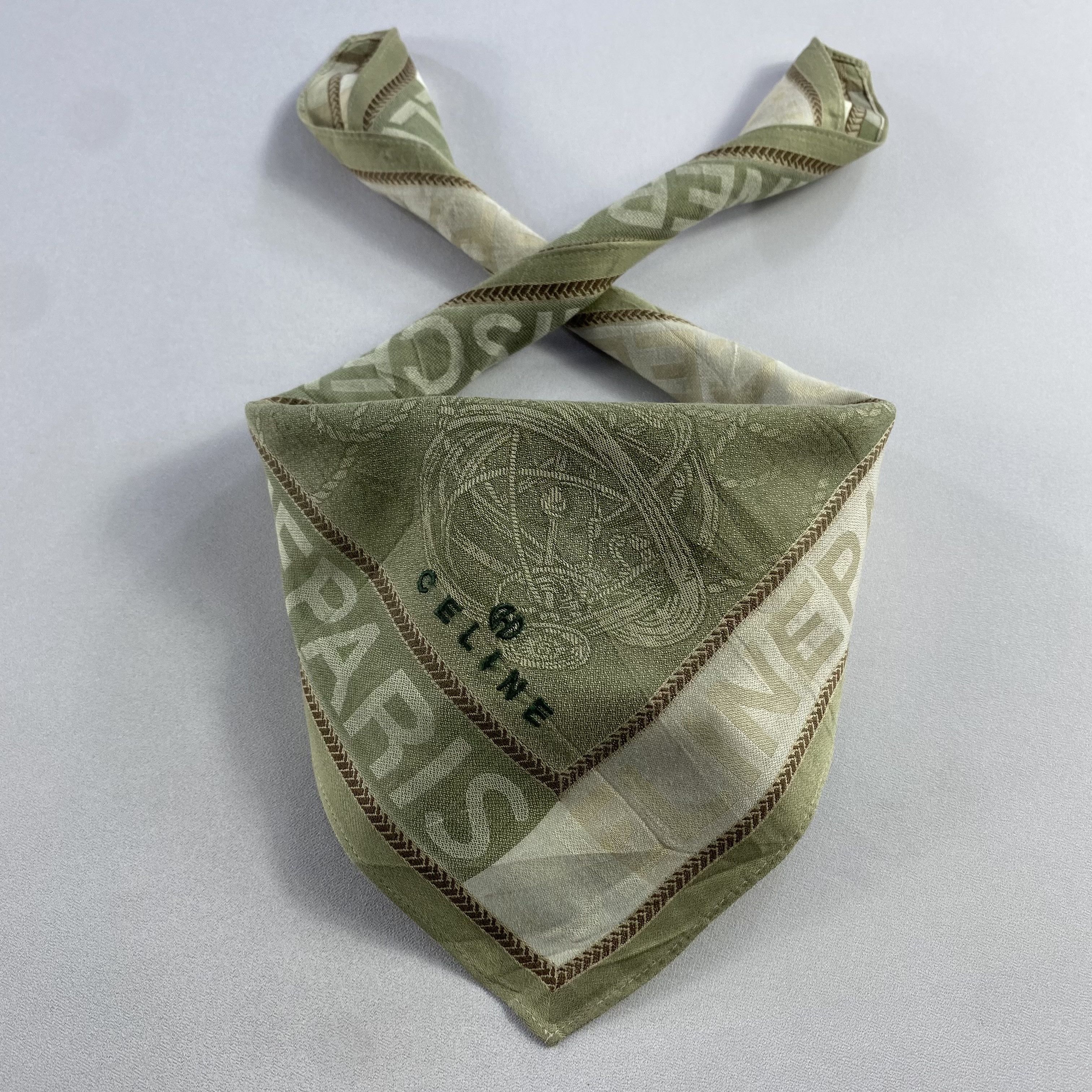 Celine × Vintage Celine Bandana/ Handkerchief / Neckerchief Size ONE SIZE - 1 Thumbnail