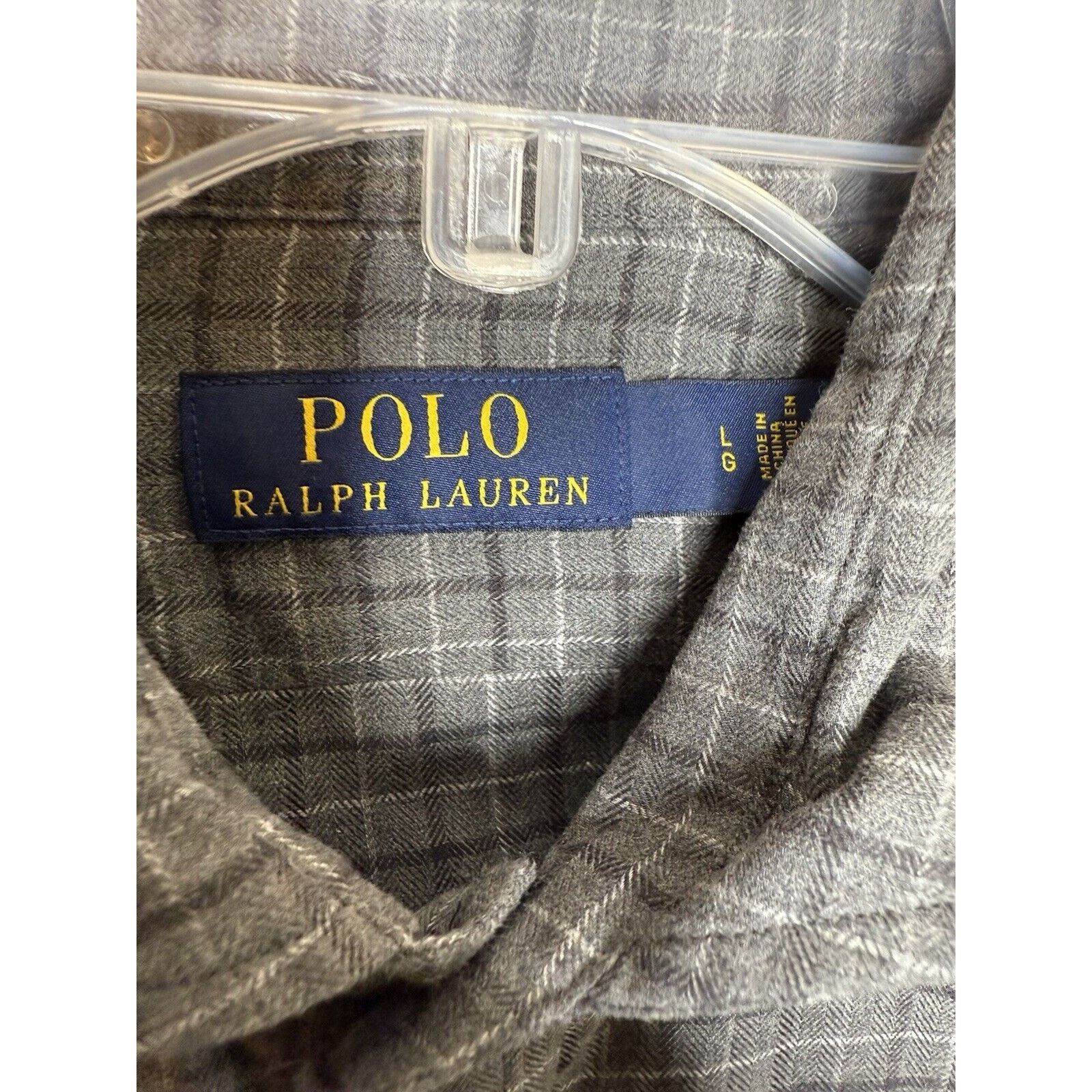 Ralph Lauren Polo Ralph Lauren Button Down Shirt Gray Men’s Large Plaid Size US L / EU 52-54 / 3 - 2 Thumbnail