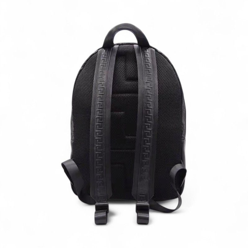 Versace VERSACE COLLECTION BLACK NYLON BACKPACK WITH LOGO Size ONE SIZE - 3 Thumbnail