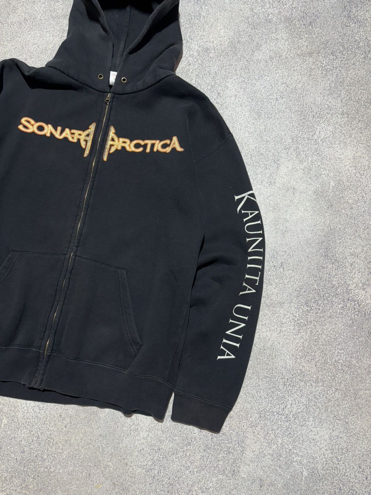 Band Tees × Vintage VINTAGE SONATA ARCTICA KAUNITA UNIA ALBUM PROMO HOODIE Size US M / EU 48-50 / 2 - 2 Thumbnail