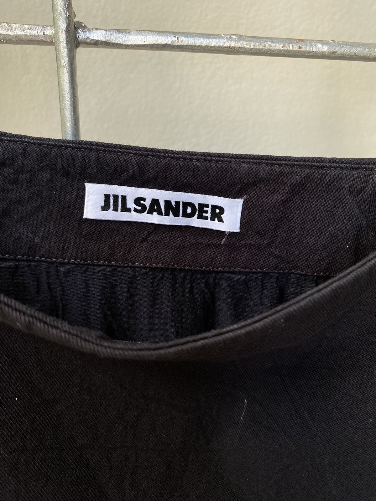 Jil Sander JILSANDER black midi skirt Size 26" / US 2 / IT 38 - 5 Thumbnail
