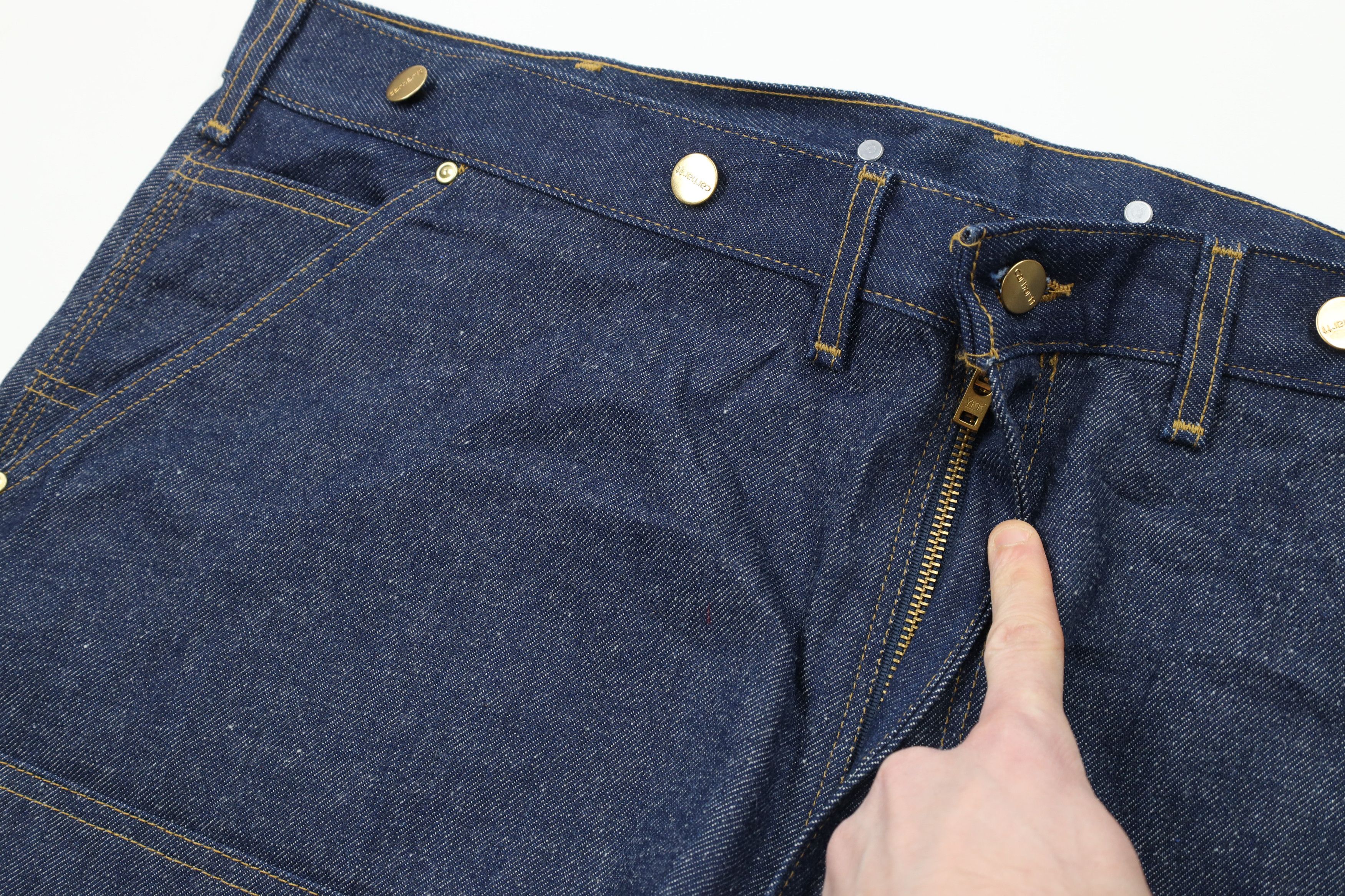 Carhartt × Vintage Vintage Y2K 2002 Carhartt Knee Logger Denim Jeans Blue USA Size US 42 / EU 58 - 5 Thumbnail
