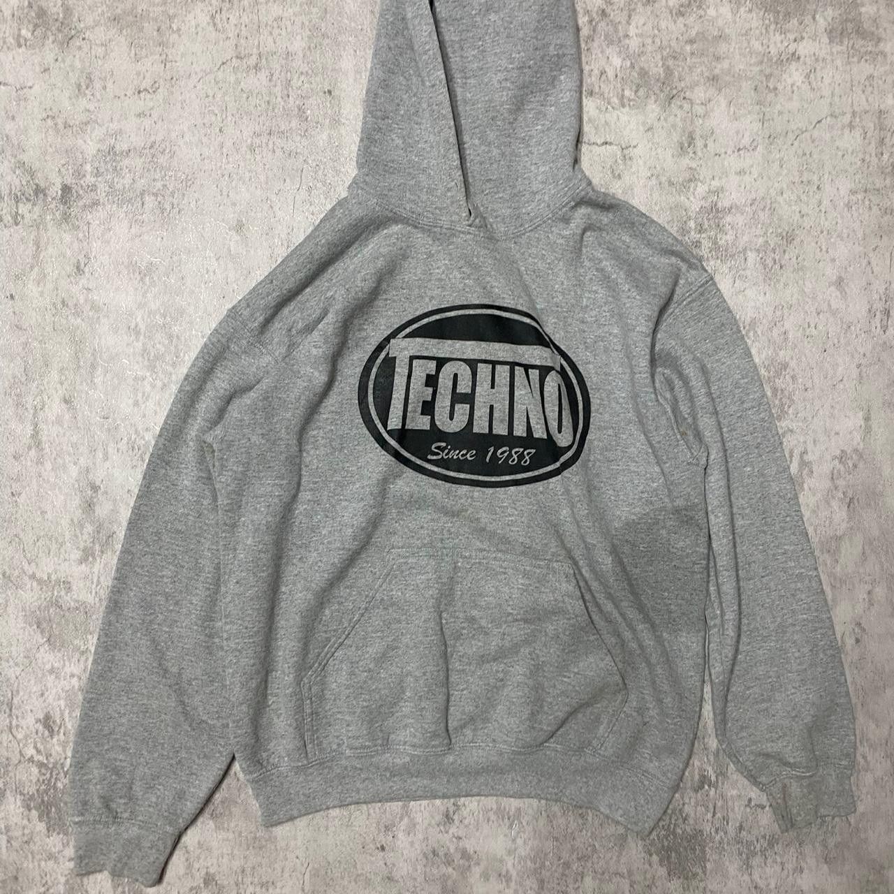Other Grey & black vintage style hoodie #techno Size US M / EU 48-50 / 2 - 1 Thumbnail