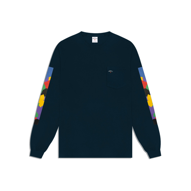 Noah Noah Tear LS Pocket Tee Blue • XL Size US XL / EU 56 / 4 - 1 Thumbnail