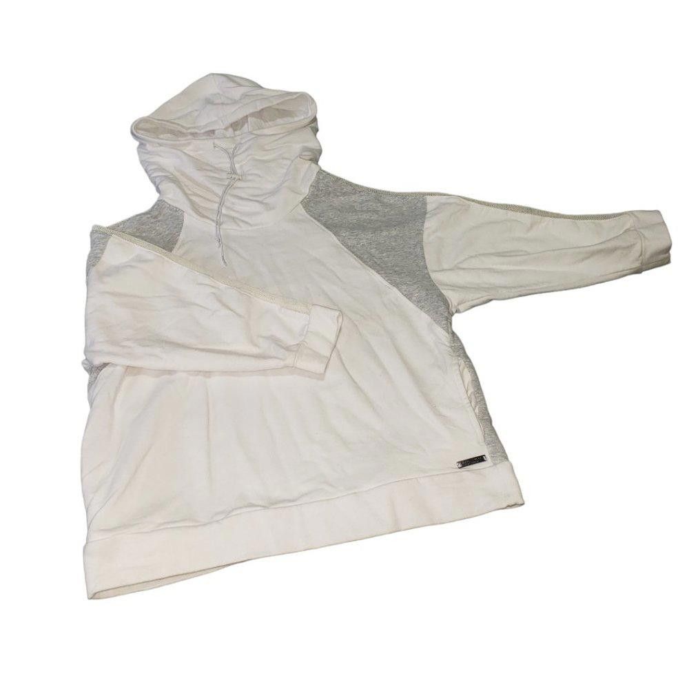 Designer CT391 Betsy Johnson White & Gray Ladies Hoodie Jacket S Size S / US 4 / IT 40 - 1 Thumbnail