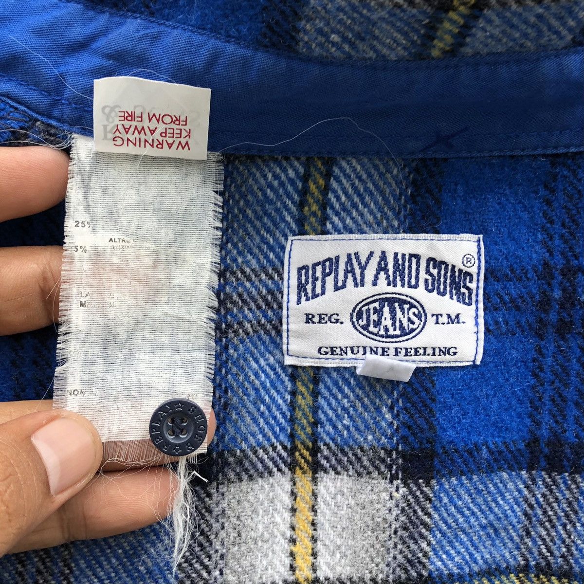 Replay Replay And Sons Flanel Checked Long Sleeve Size US S / EU 44-46 / 1 - 15 Thumbnail