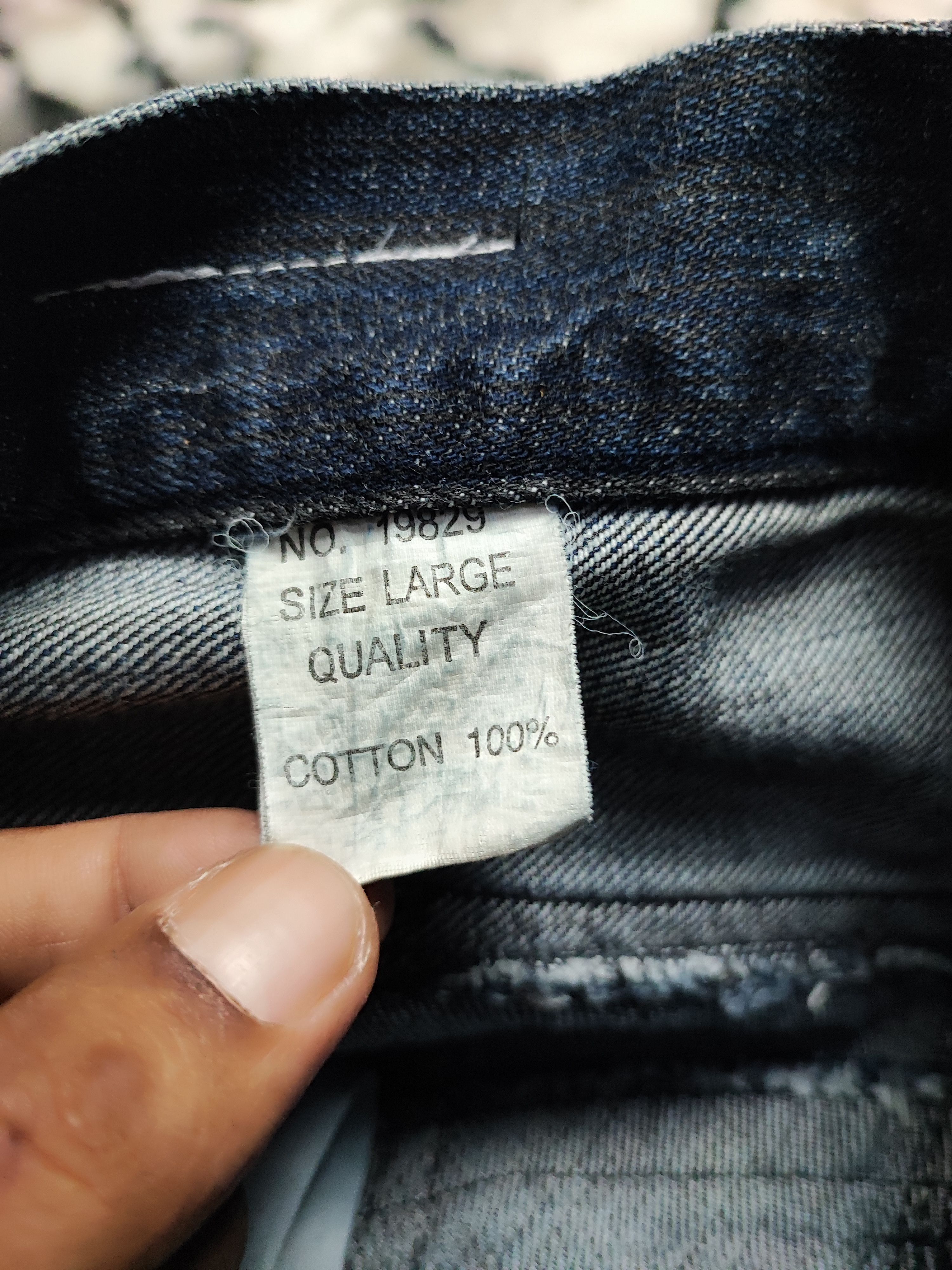 Number (N)ine Distress Baggy Denim Cargo Jeans Pant Japan Size US 32 / EU 48 - 15 Thumbnail