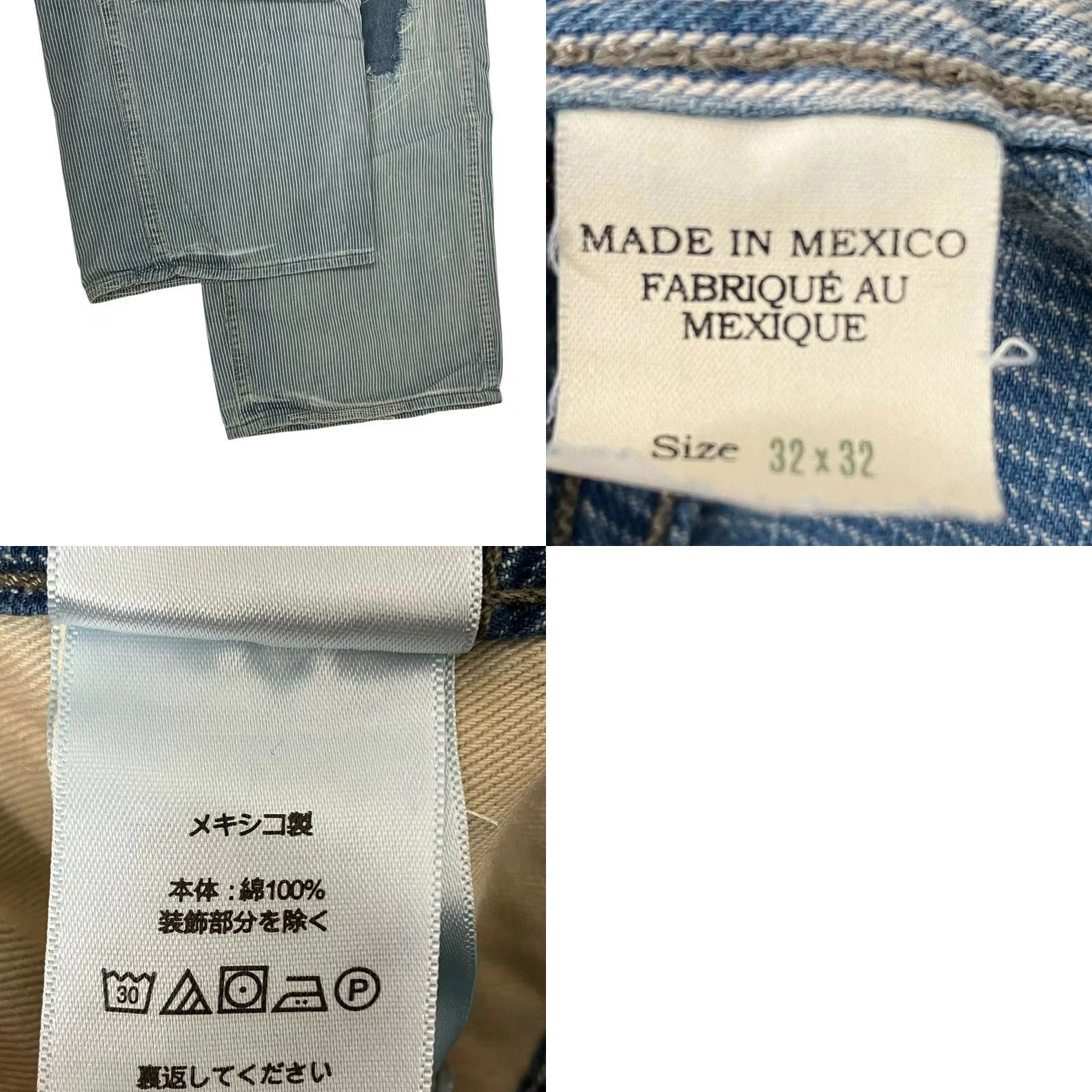 Ralph Lauren RRL Ralph Lauren Pants Blue 32x32 Casual Cotton 5pockets Repaired Men Size US 32 / EU 48 - 8 Thumbnail