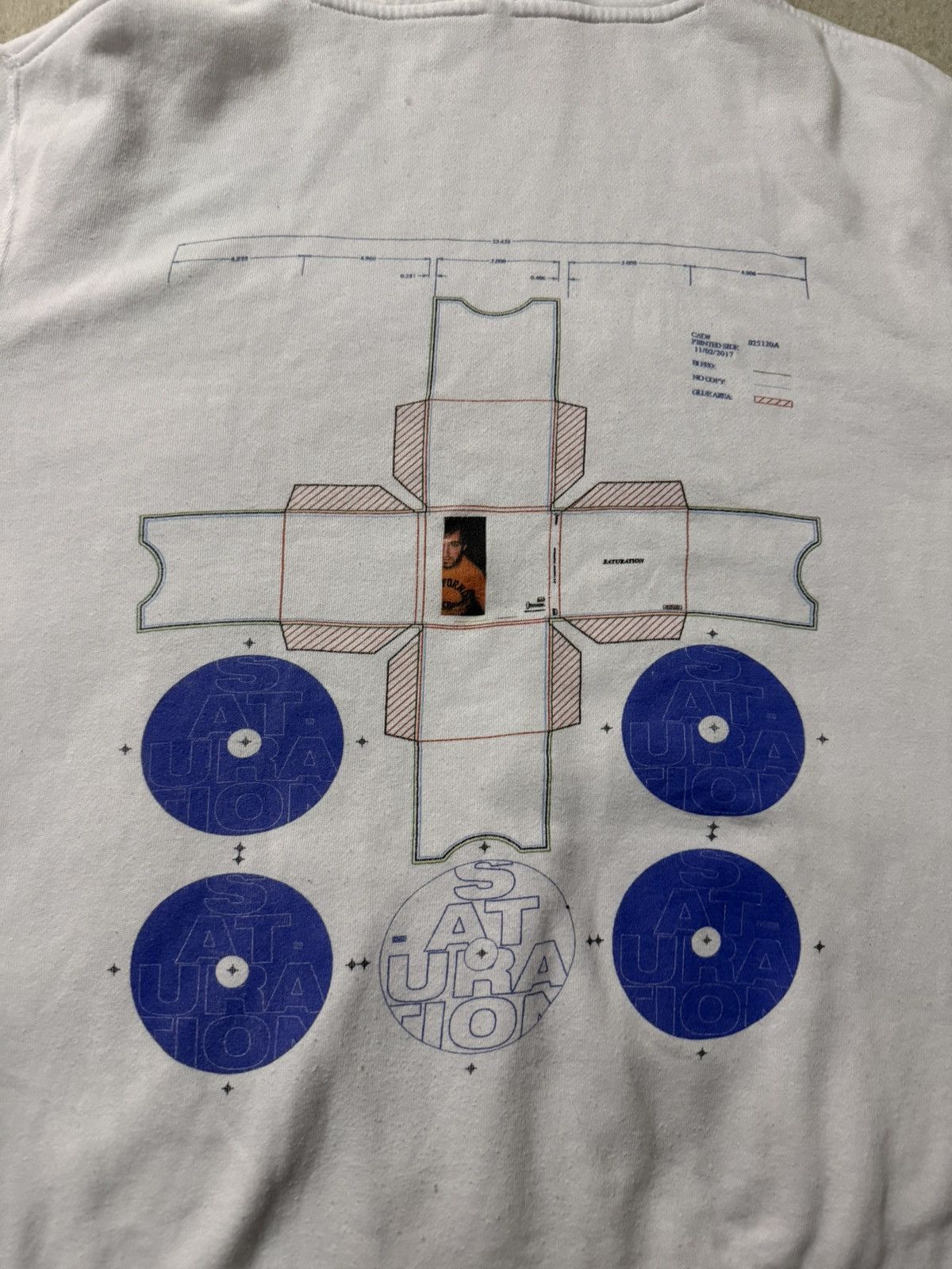Brockhampton Saturation Paint Hoodie Large Kevin Abstract