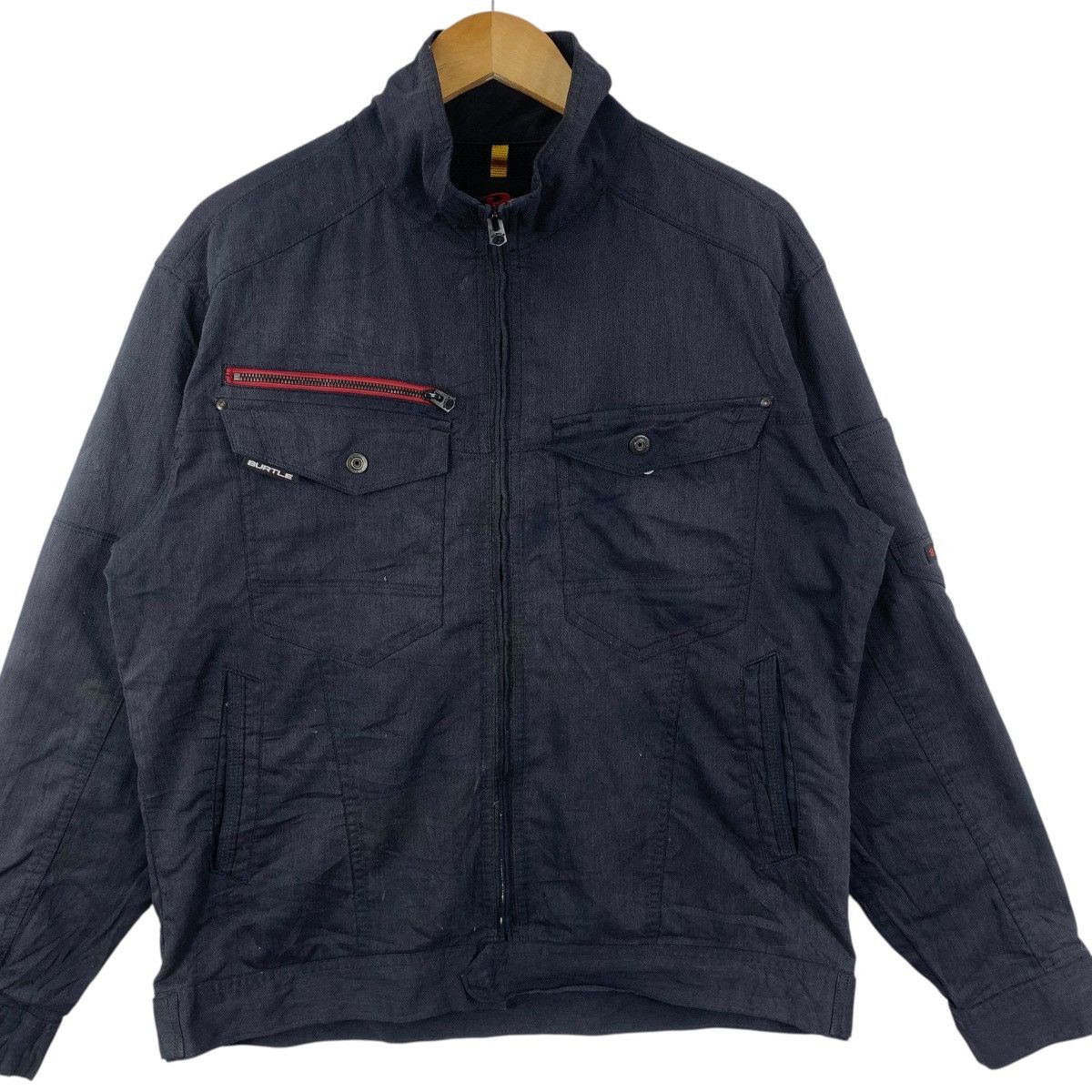 Vintage Vintage BURTLE WORKWEAR UNIFORM Technical Outdoor Jacket Size US XXL / EU 58 / 5 - 5 Thumbnail