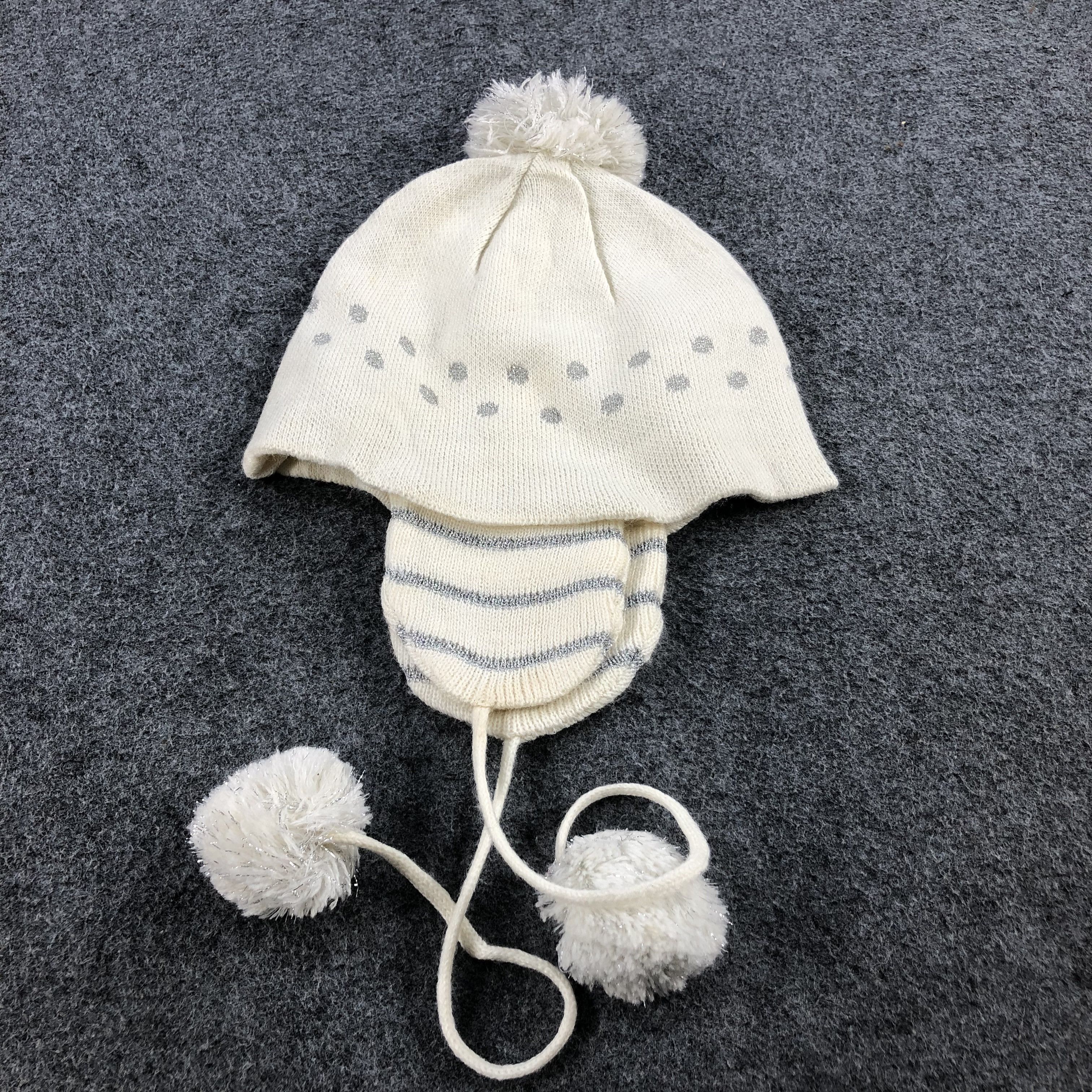 Vintage Unknown Earflap Bobble Beanie Snowcap Snow Hat B228 Size ONE SIZE - 4 Thumbnail