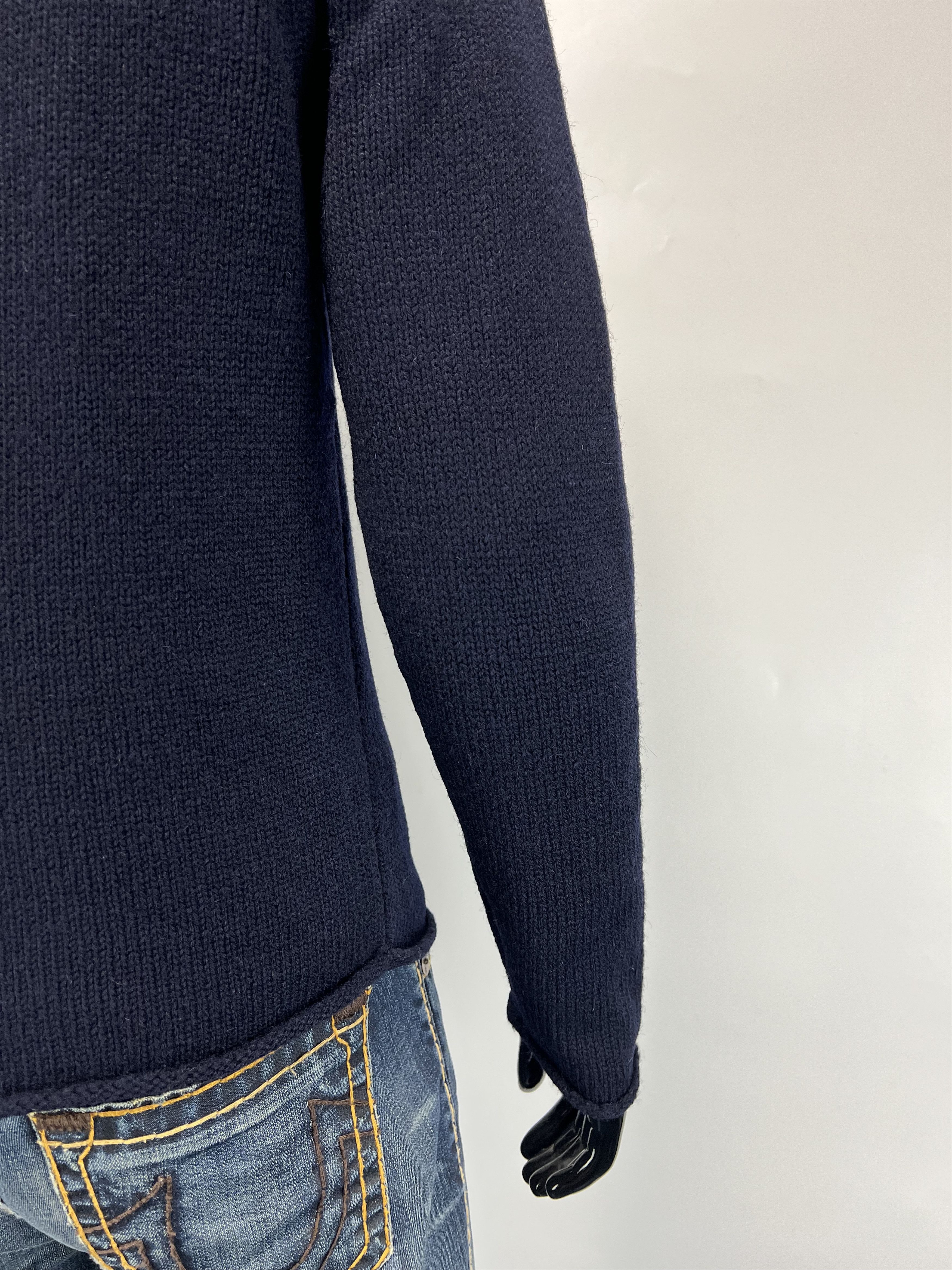 Norse Projects ‘Thore N Intarsia’ 100% Wool Knitted Sweater Big Logo Size US M / EU 48-50 / 2 - 14 Thumbnail