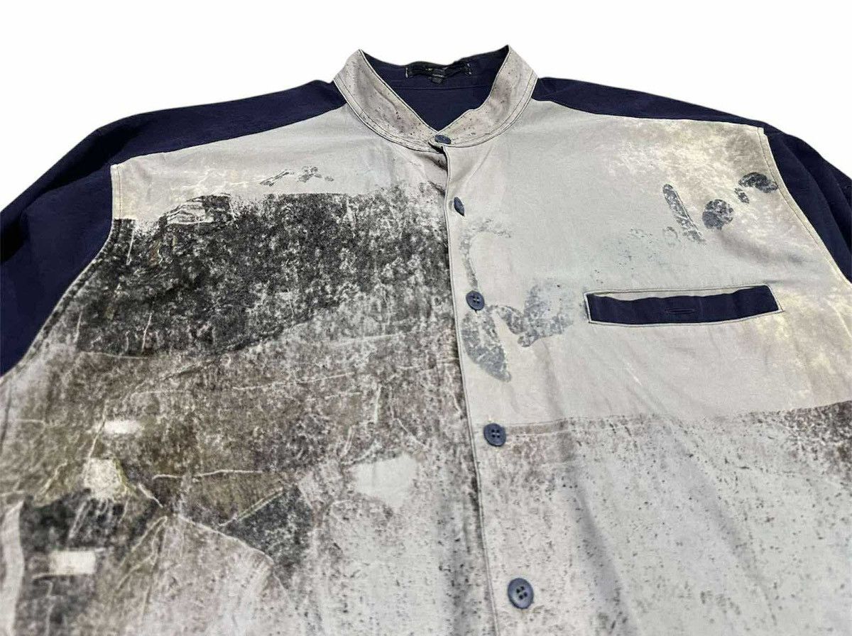 Japanese Brand 🔥Vintage Japanese Art Mandarin Collar Shirt Long Sleeve Size US XL / EU 56 / 4 - 3 Thumbnail