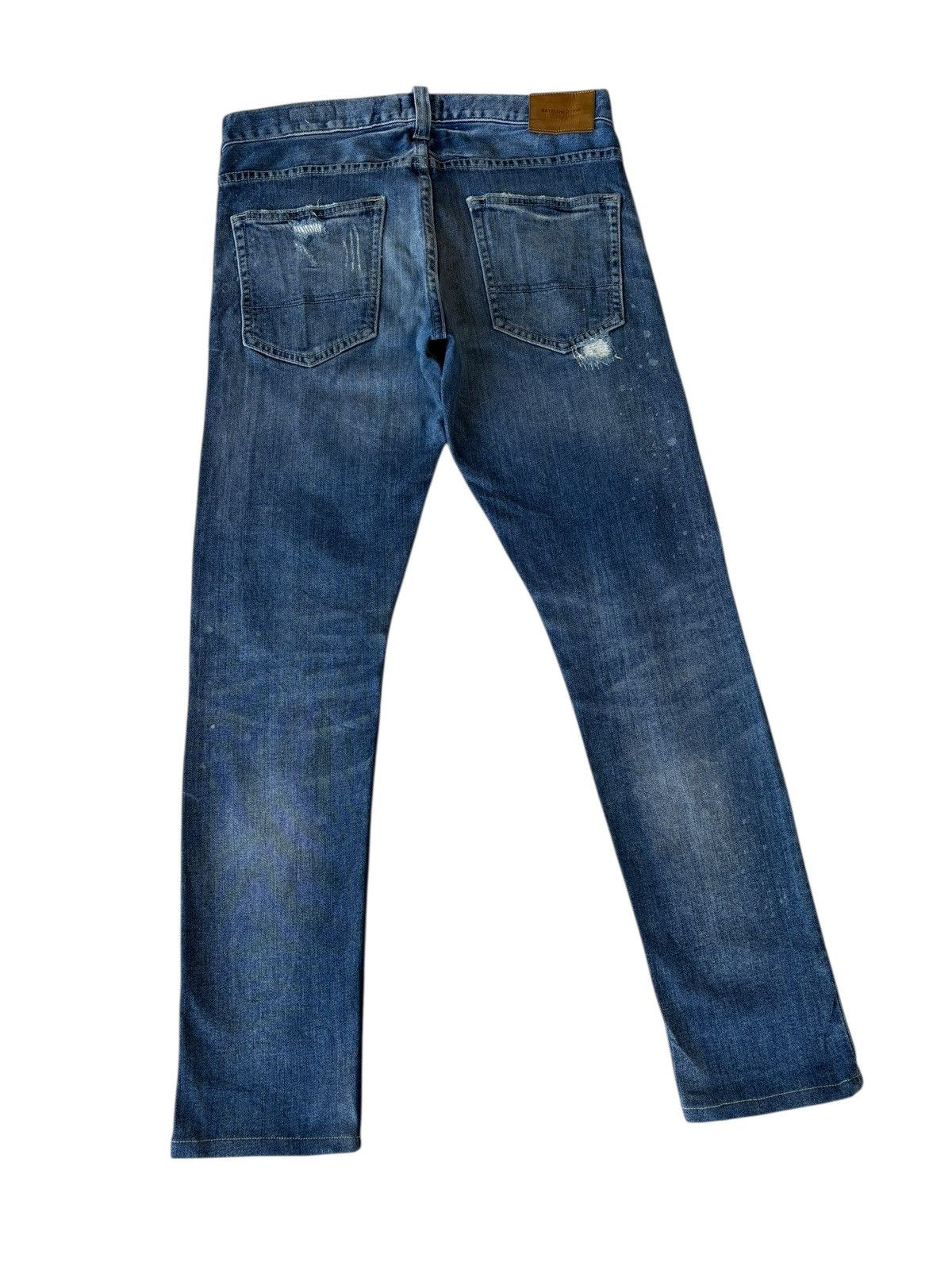Kapital VINTAGE JEANS DISTRESSED BAYFLOW TAPERED DENIM JEANS Size US 28 / EU 44 - 4 Thumbnail