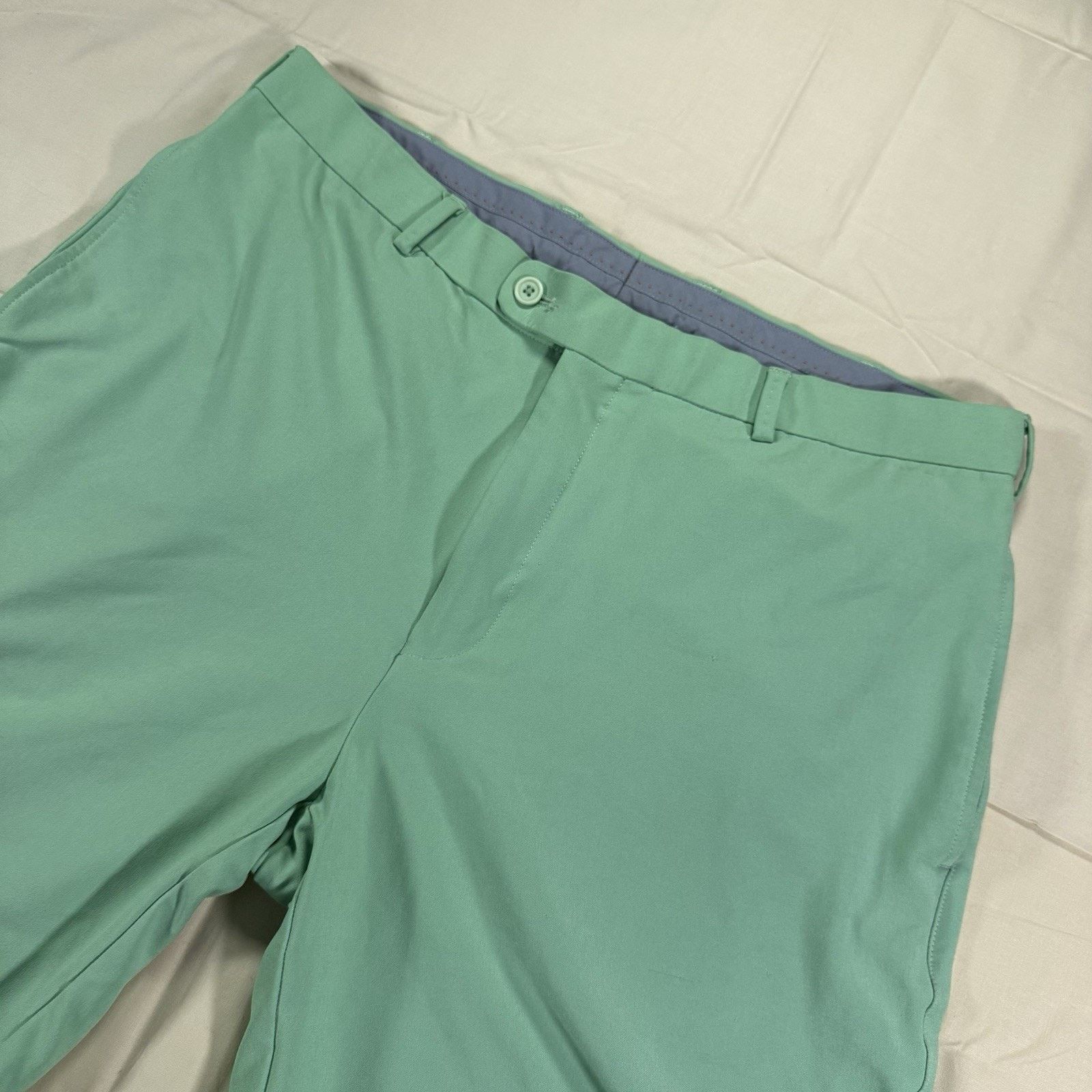 Peter Millar Peter Millar Summer Comfort Mens Size 36 Wicking Teal Shorts Size US 36 / EU 52 - 1 Thumbnail