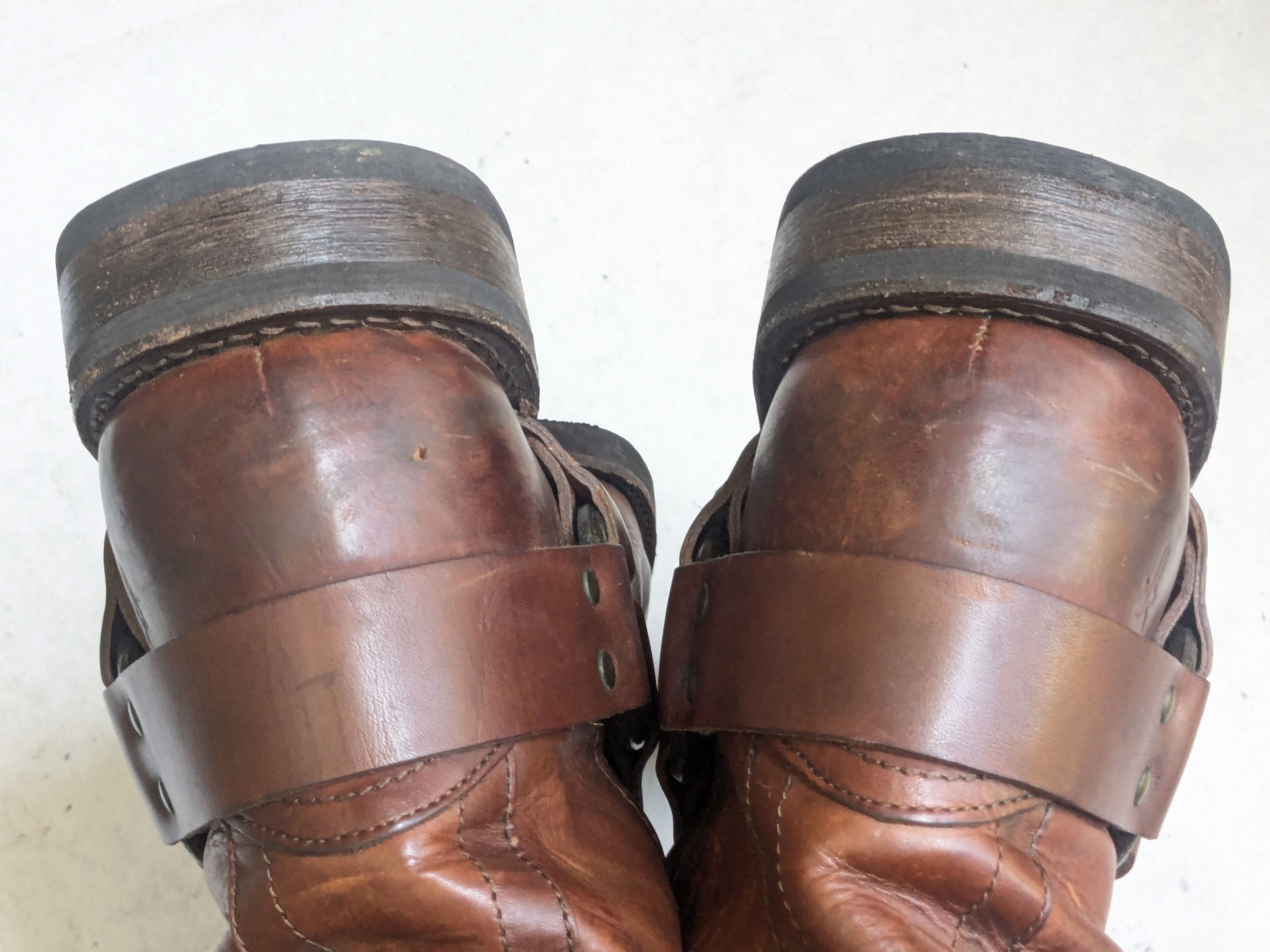 Frye Frye Harness Brown Leather 11 D a Leather Buckle Size US 11 / EU 44 - 16 Thumbnail