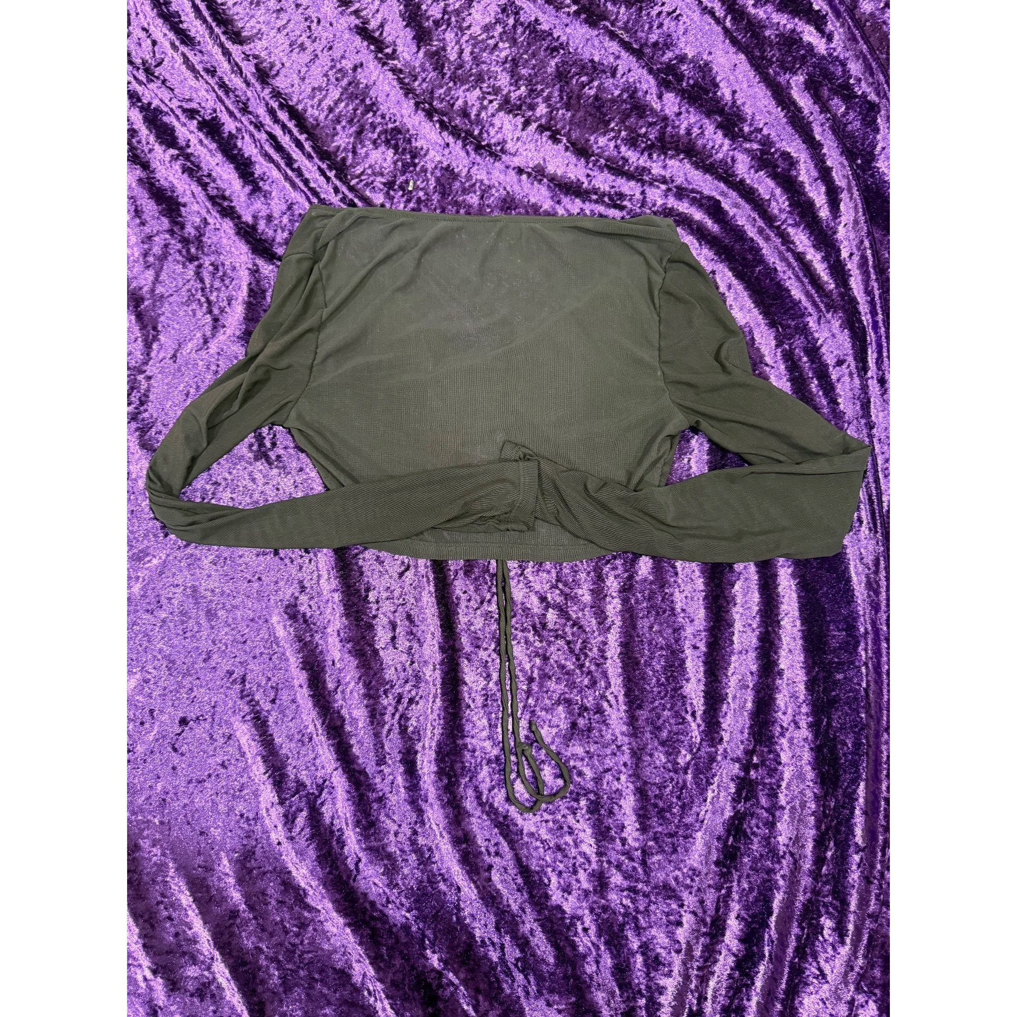 Shein Mesh See through black longsleeve Size S / US 4 / IT 40 - 2 Thumbnail