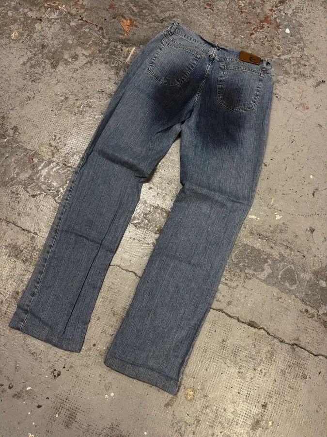Just Cavalli SS2004 Cavalli Overprint Navy Denim Jeans Size US 30 / EU 46 - 7 Thumbnail