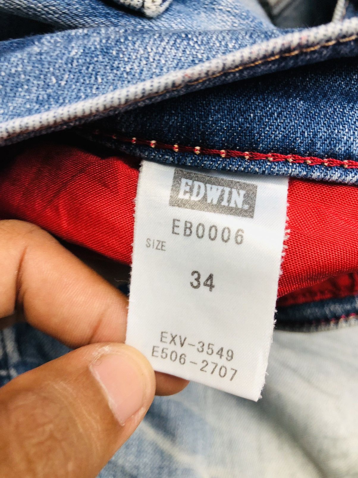 Edwin Edwin Blue Trip Jeans (33) Size US 34 / EU 50 - 11 Thumbnail