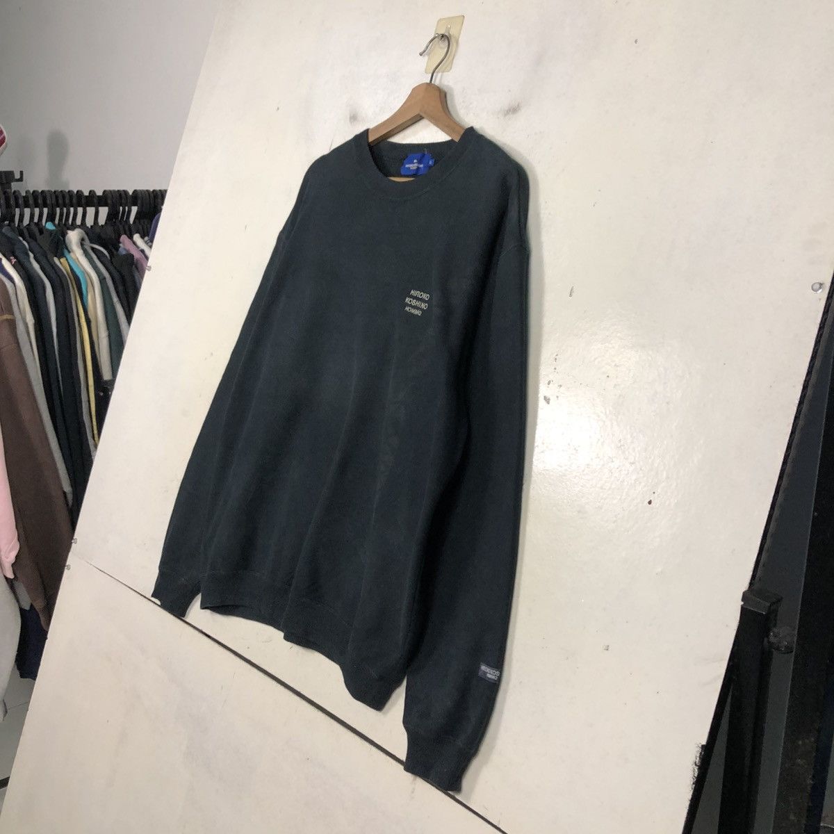 Hiroko Koshino Homme 📌Vintage Sweatshirt Hiroko Koshino Homme Big Logo Spell Out Size US L / EU 52-54 / 3 - 4 Thumbnail