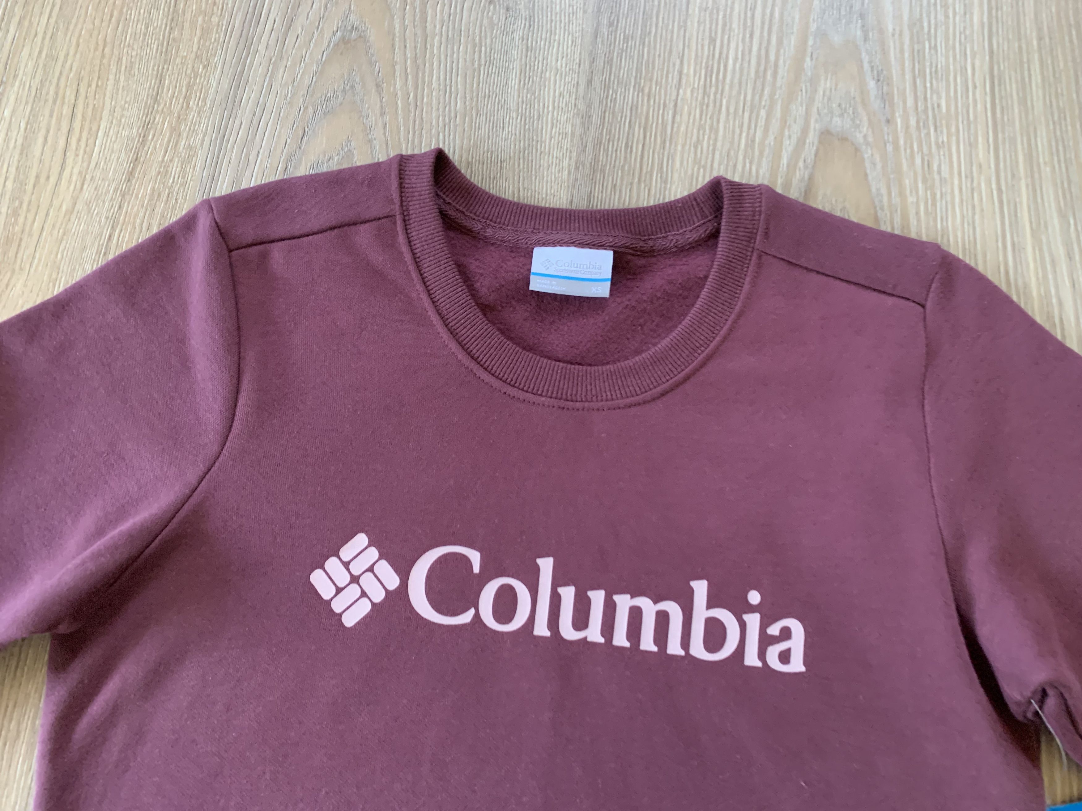Columbia × Vintage Columbia Womens Centr Logo Print Sweatshirt Size XS / US 0-2 / IT 36-38 - 4 Thumbnail