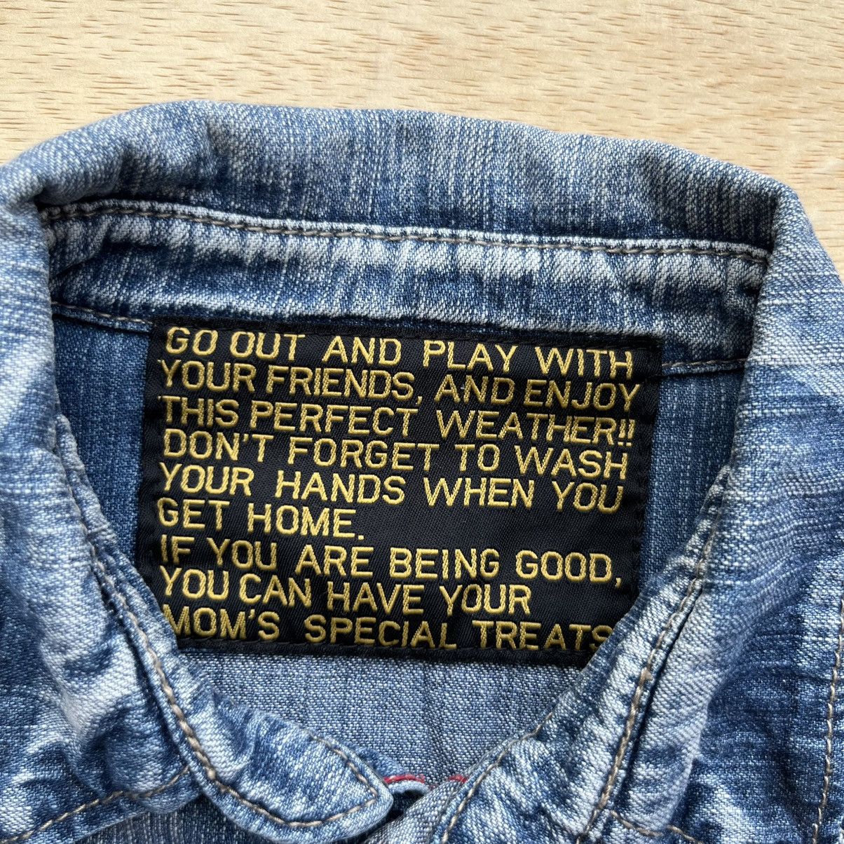 Japanese Brand JUNK STORE WESTERN DENIM VINTAGE BUTTON UPS Size M / US 6-8 / IT 42-44 - 3 Thumbnail