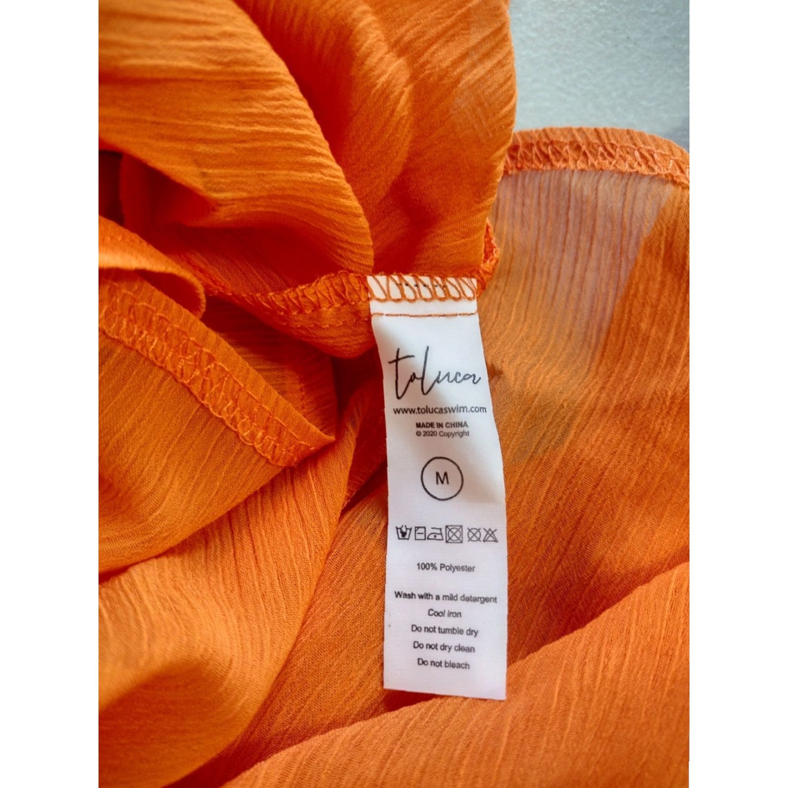 Vintage Toluca Nectar Swim Cover Up Maxi Cowl Neck Sheer Dress M Women's Size M / US 6-8 / IT 42-44 - 5 Thumbnail