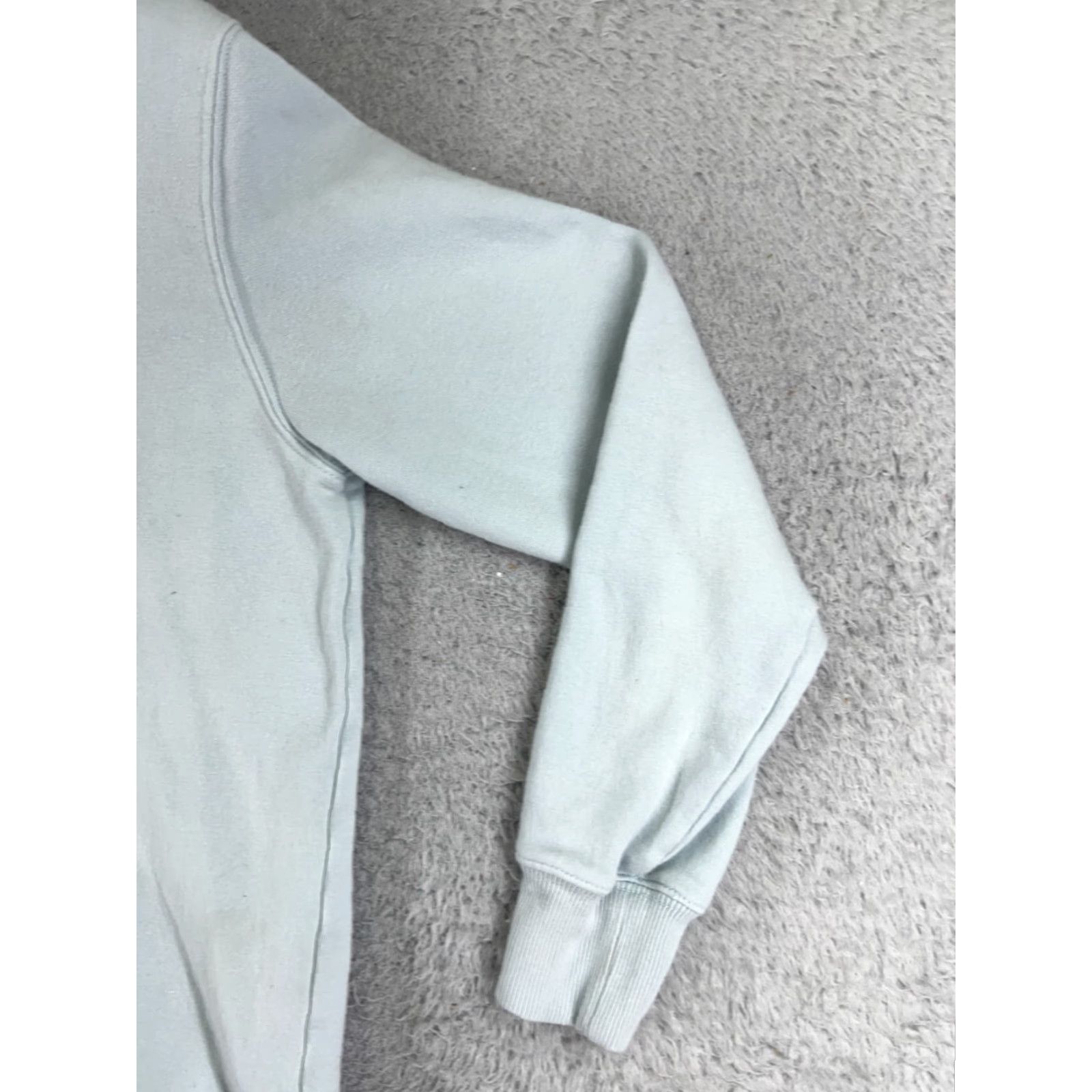 The North Face The North Face Hoodie Womens Small Blue Pullover Pocket Cotton Blend Size S / US 4 / IT 40 - 2 Thumbnail