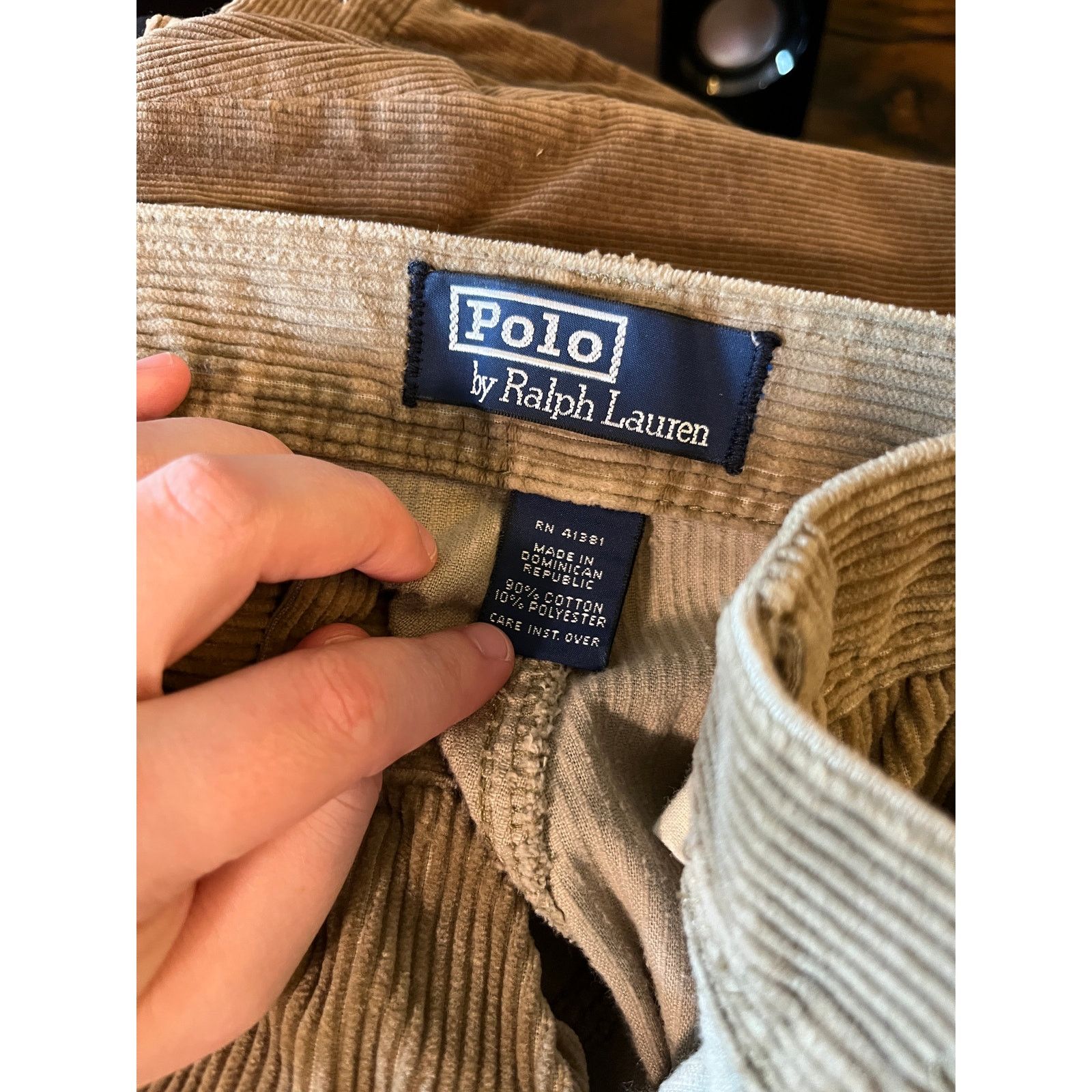 Polo Ralph Lauren Y2K Polo Ralph Lauren Corduroy Paratrooper Cargo Pants 36x30 Size US 36 / EU 52 - 2 Thumbnail