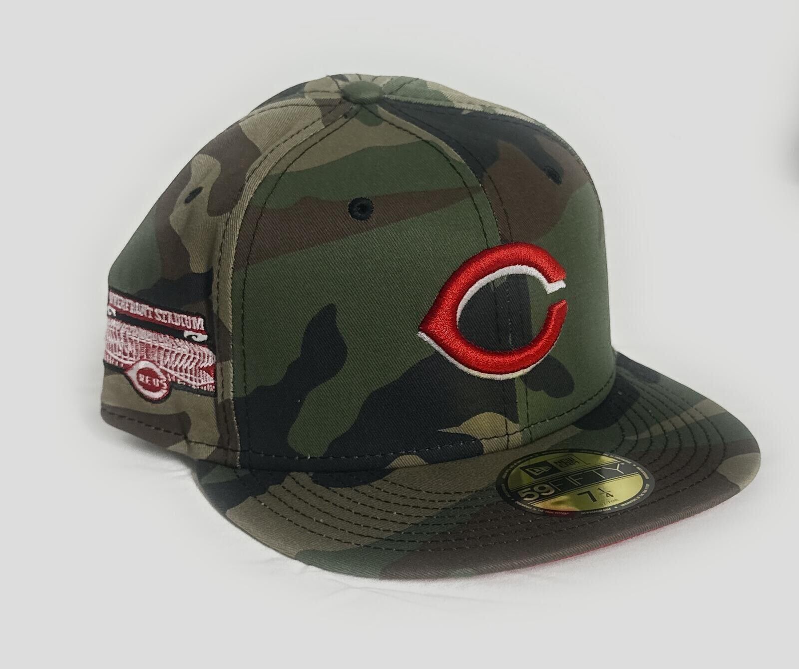 New Era New Era Cincinnati Reds Riverfront Stadium 59FIFTY 7 1/4 Size ONE SIZE - 1 Thumbnail
