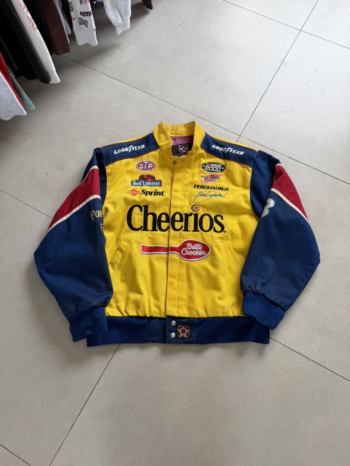Jeff Hamilton 200s NASCAR Cheerios Racing Jacket John Andretti Size US M / EU 48-50 / 2 - 1 Thumbnail