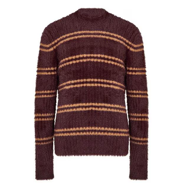 image of Jacquemus O1G2R1Mq0524 La Maille Striped Jumpers In Brown, Men's (Size Large)