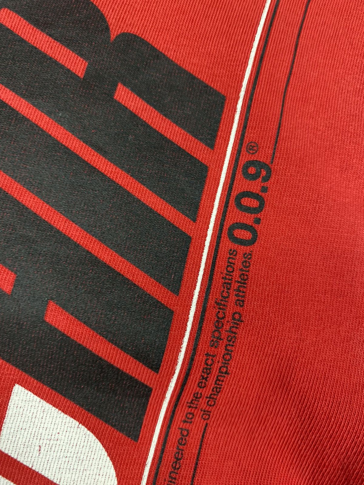 Nike × Vintage Vintage Nike Air Y2K Drill Big Logo Tee T Shirt Size US M / EU 48-50 / 2 - 8 Thumbnail