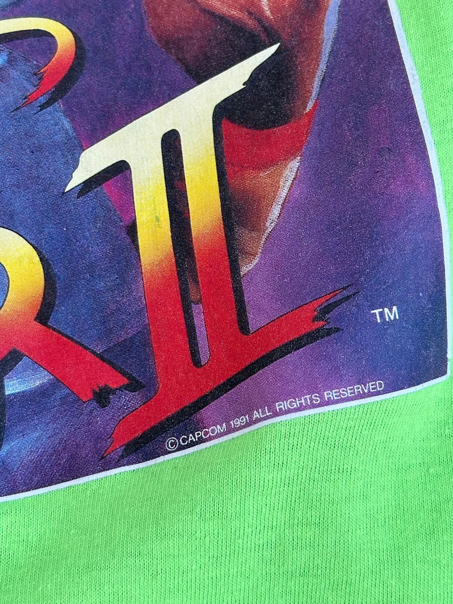 Anime Vintage 1991 Street Fighter 2 Ryu Capcom T-Shirt Size US M / EU 48-50 / 2 - 7 Thumbnail