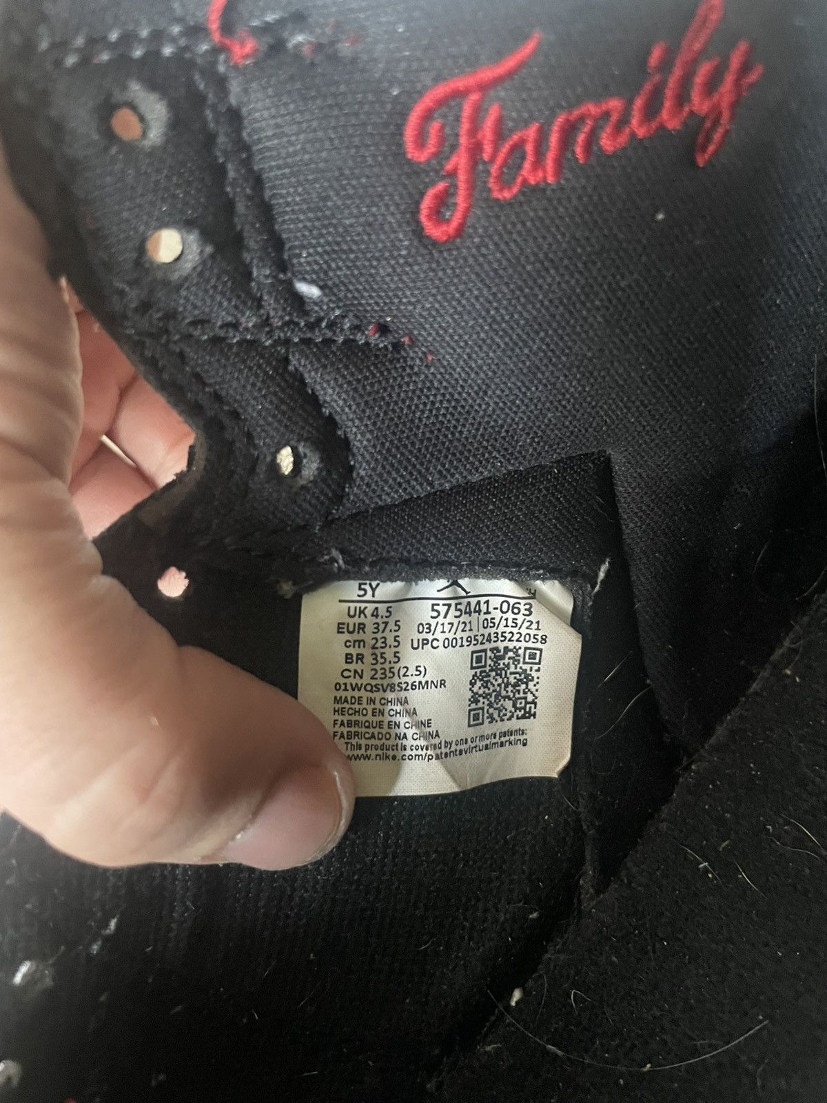 Jordan Brand Jordan 1 ‘bred’ Size US 5 / EU 37 - 6 Thumbnail