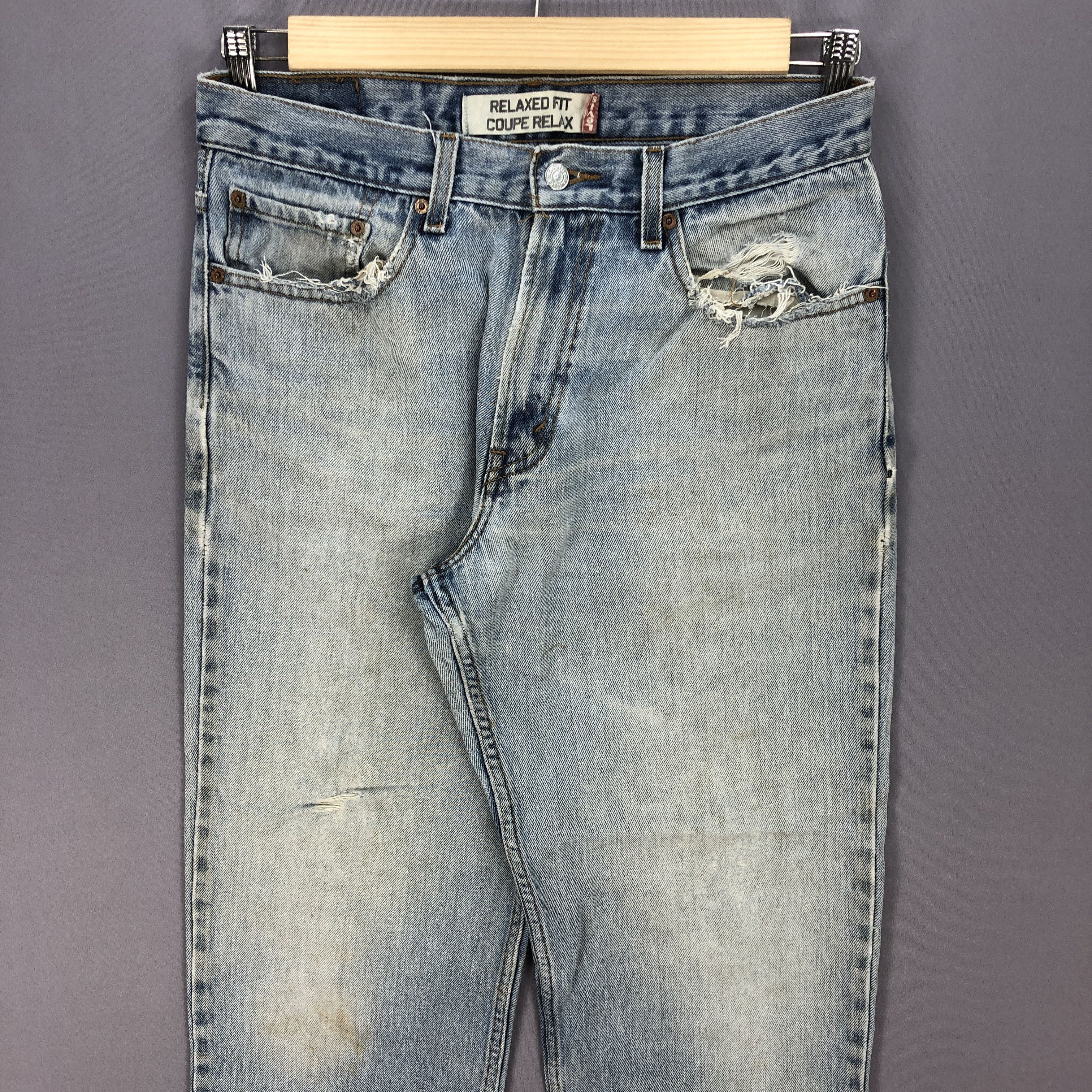 Levi's Vintage Levis Sun Faded Jeans Levi's Light Wash Denim Pants Size US 32 / EU 48 - 3 Thumbnail