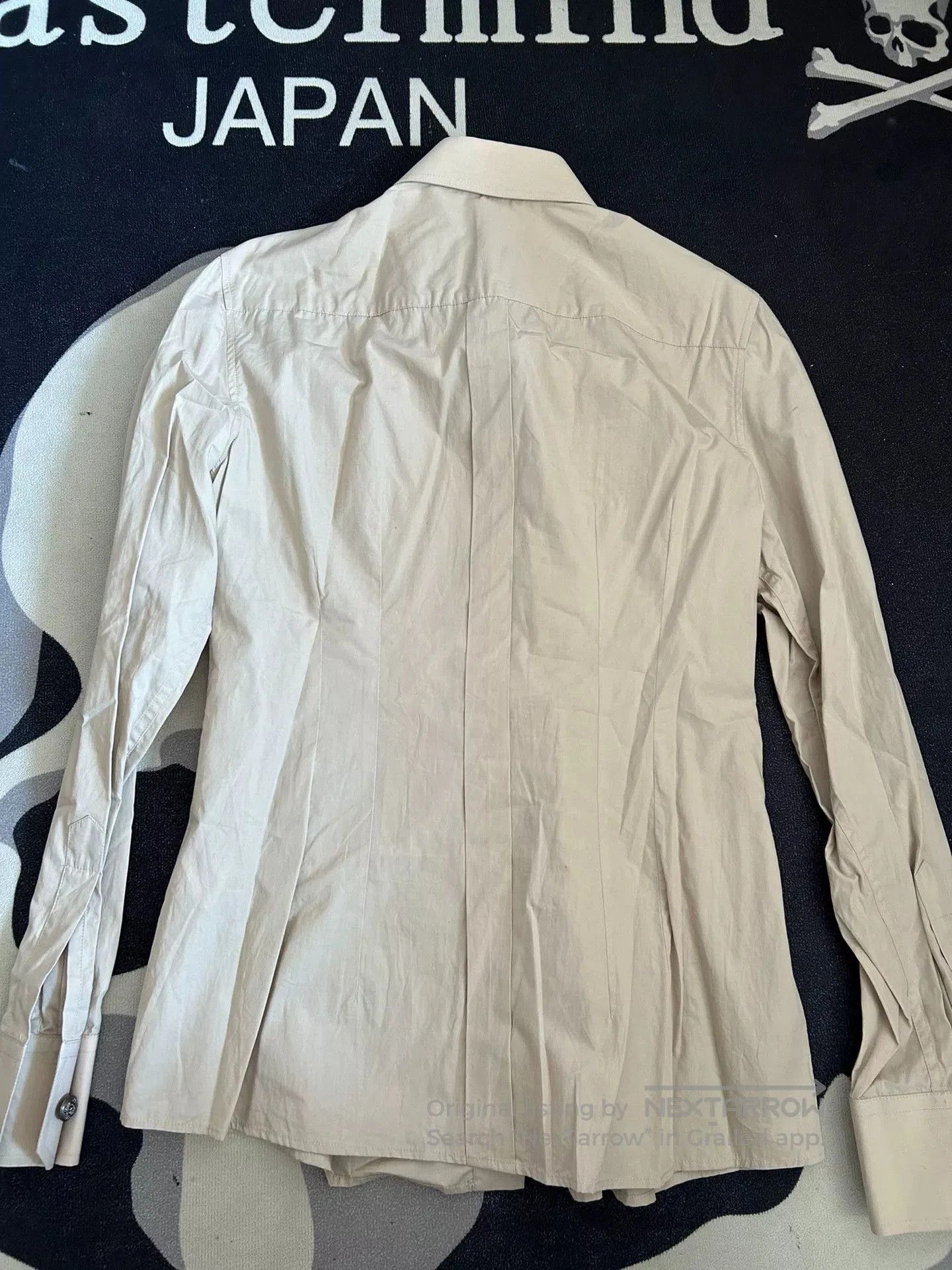 Dolce & Gabbana Fashion Casual Khaki Work Shirt for Women. Size M / US 6-8 / IT 42-44 - 4 Thumbnail