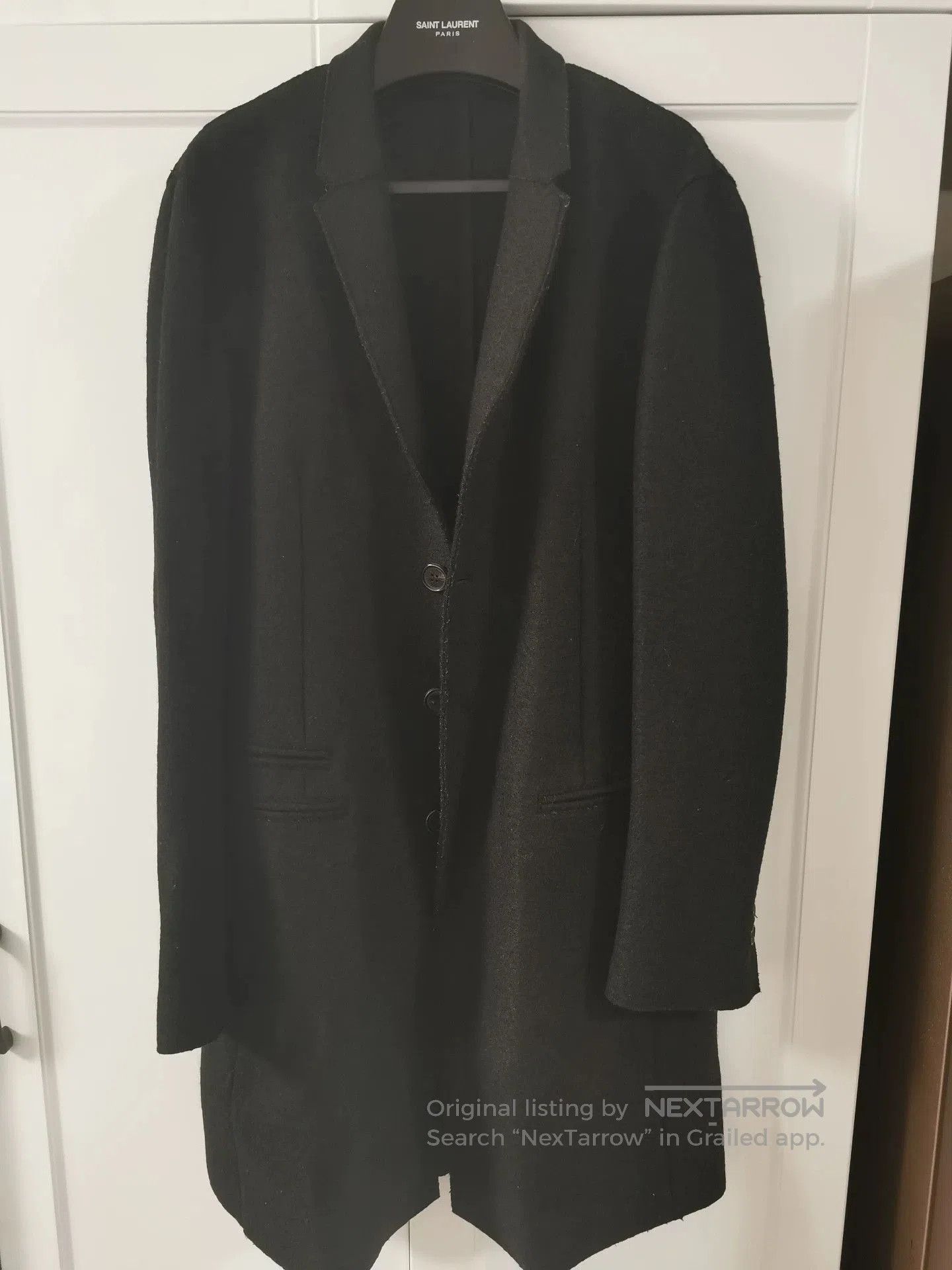Neil Barrett Neil Barrett Wool Coat in Black. Size US M / EU 48-50 / 2 - 1 Thumbnail
