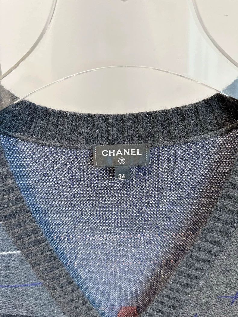 Chanel Chanel 21B cashmere knitted dress Size XXS / US 00 / IT 34 - 3 Thumbnail