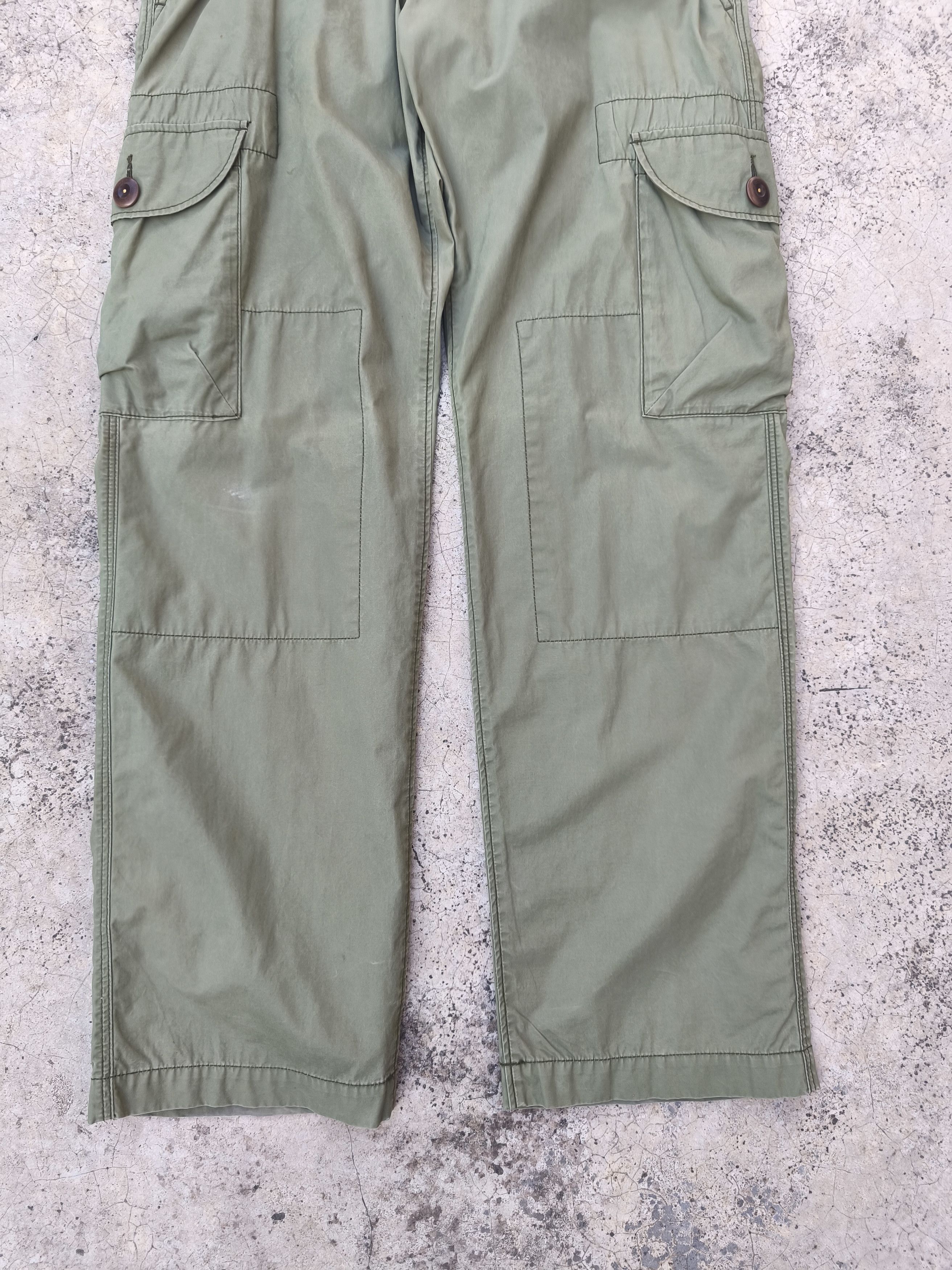 R.Newbold R Newbold Cargo pants Olive Green color Size US 32 / EU 48 - 3 Thumbnail