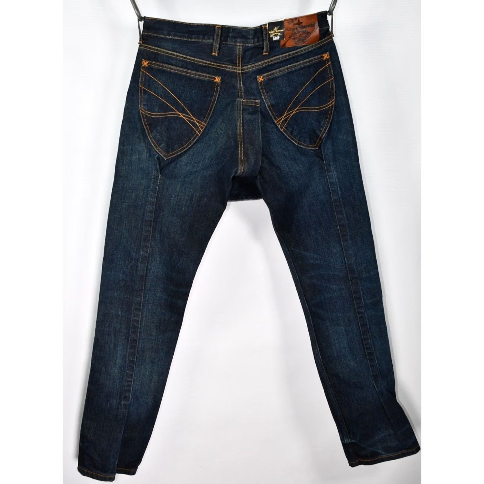 Vivienne Westwood VIVIENNE WESTWOOD AGLOMANIA x LEE Jeans Men W30 L34 Blue 5-Pocket Denim Cotton Regular Size 30 XS-Longest? Size US 30 / EU 46 - 3 Thumbnail
