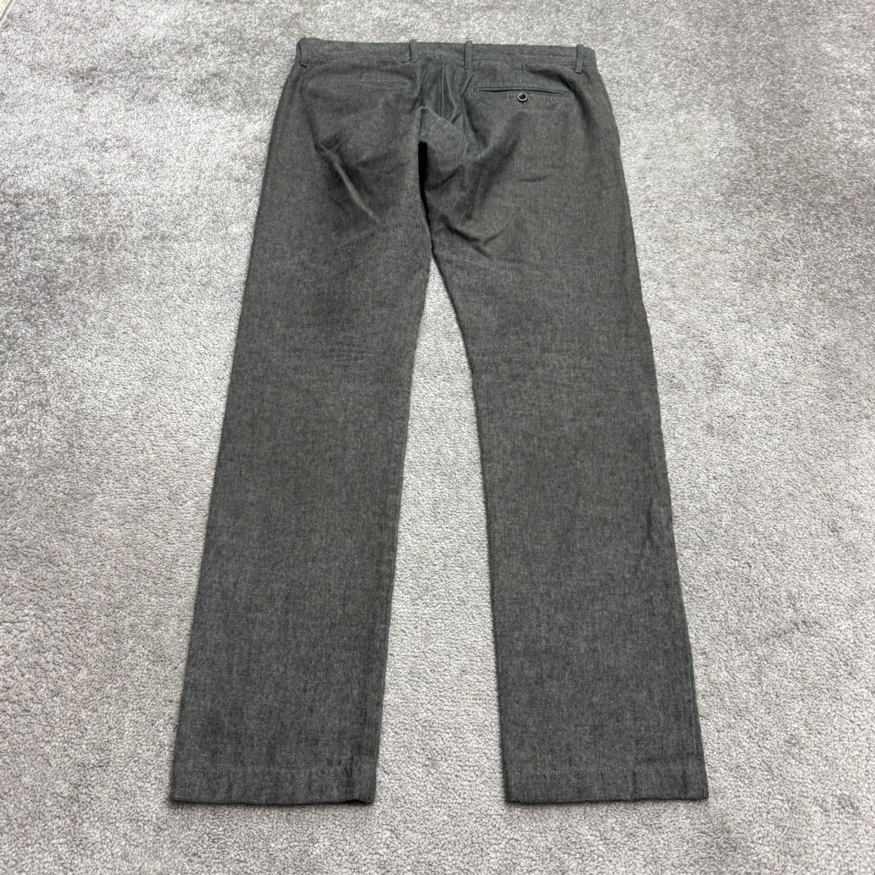 J.Crew J.Crew 484 Slim Fit Stretch Chino Pants Men 34x34 Gray Cotton Straight Preppy Size US 34 / EU 50 - 2 Thumbnail