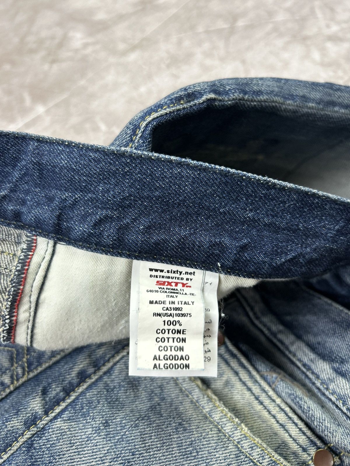 Energie × Pharrell × Sixty ENRARE >* Energie x Pharrel William Stone Wash Denim Jeans Size US 33 - 10 Thumbnail