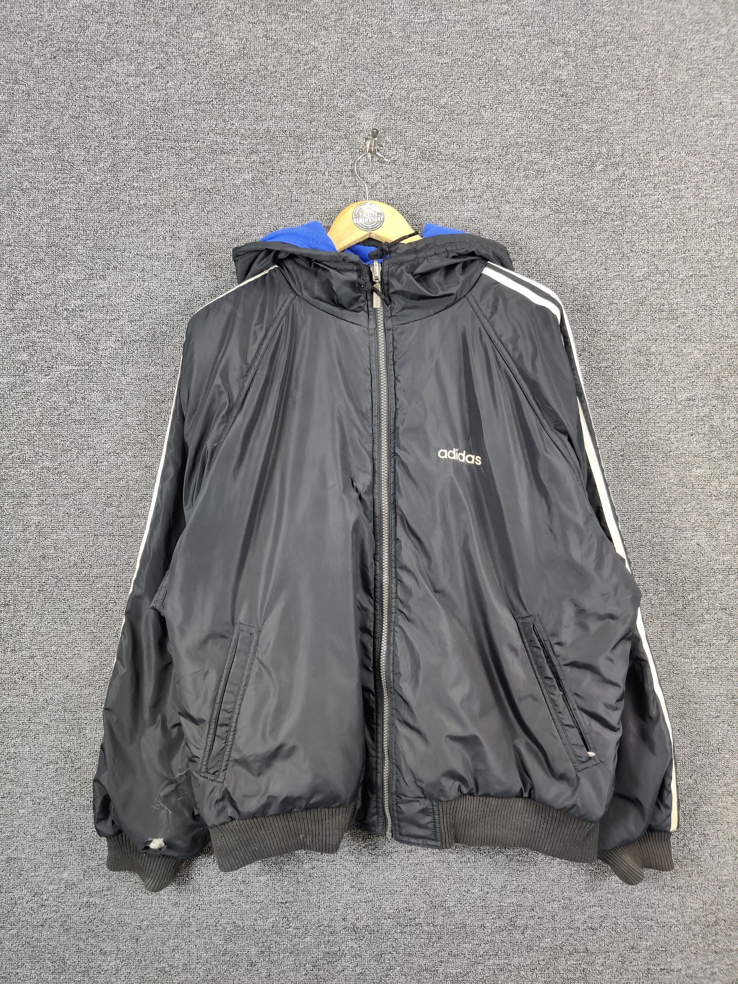 Adidas Vintage Adidas Trefoil Reversible Embroidery Jacket Size US XL / EU 56 / 4 - 7 Thumbnail