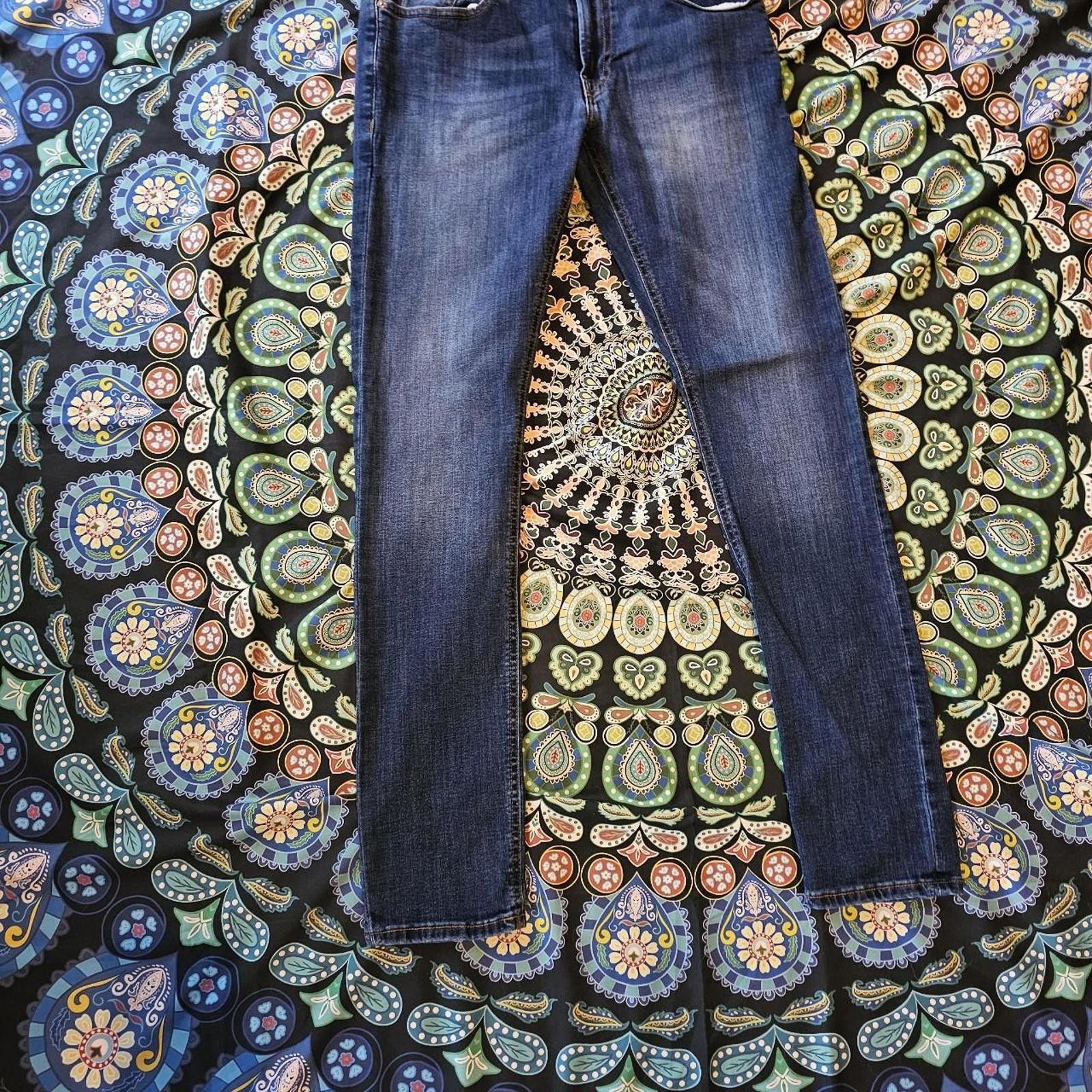 Guess Guess Men's Blue Skinny Jeans Size US 31 - 2 Thumbnail