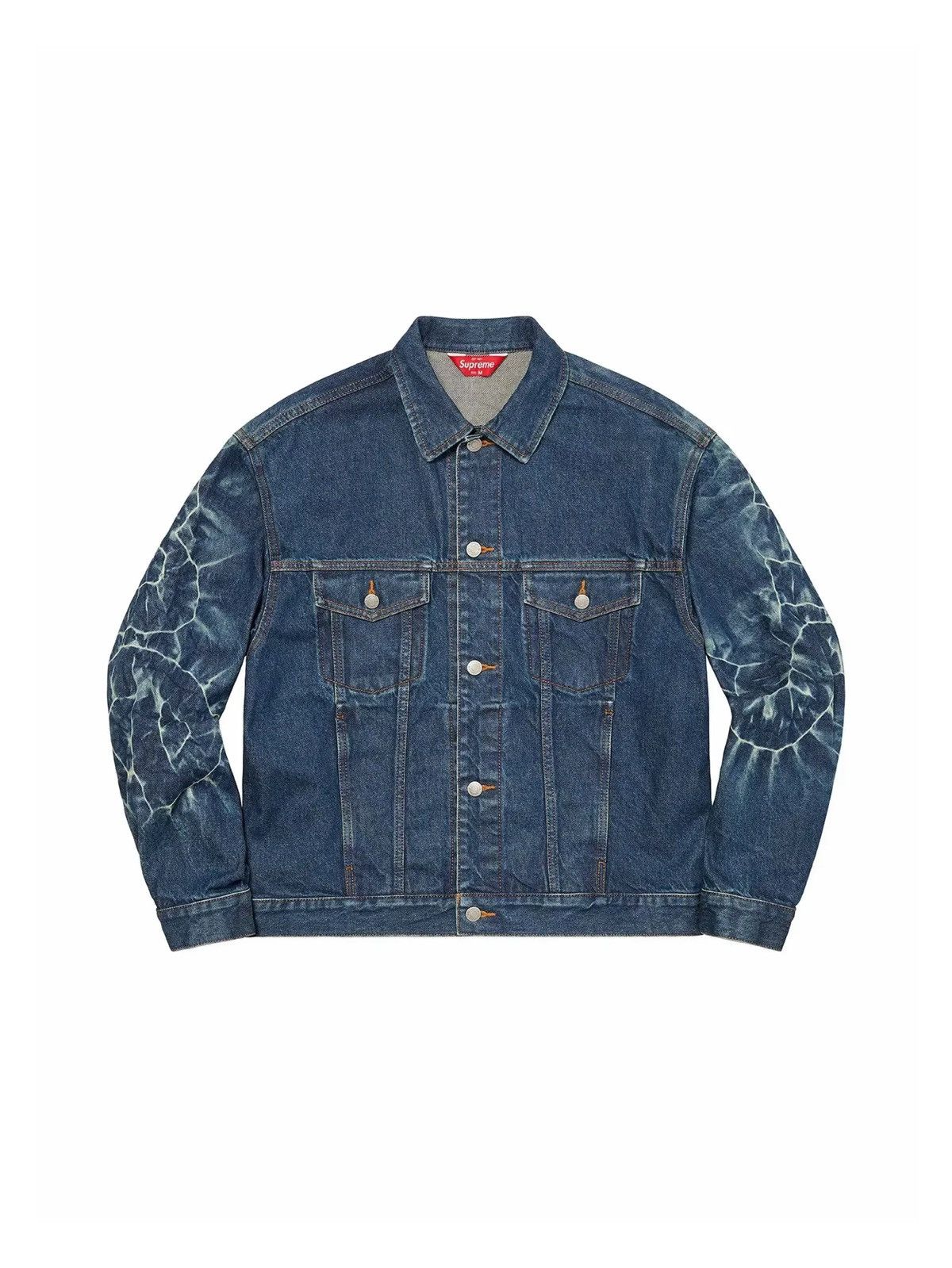 Supreme Shibori Denim Trucker Jacket 